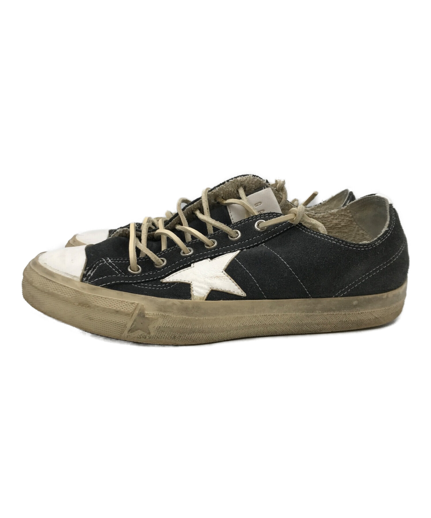 中古・古着通販】GOLDEN GOOSE (ゴールデングース) VSTAR2ローカットスニーカー ブラック サイズ:39｜ブランド・古着通販  トレファク公式【TREFAC FASHION】スマホサイト