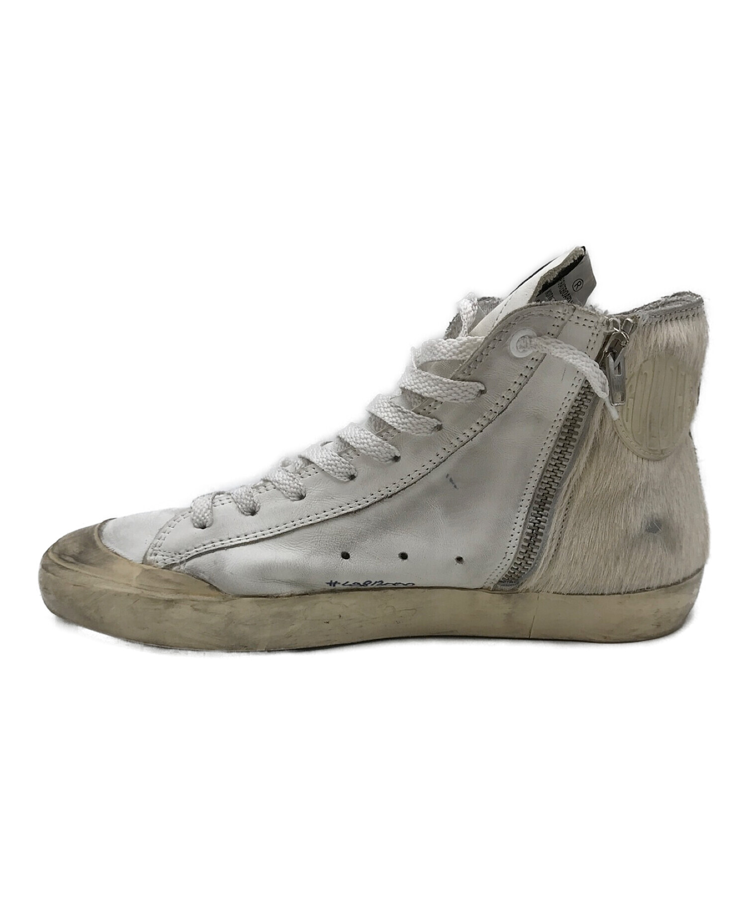 GOLDEN GOOSE (ゴールデングース) UMAハイカットスニーカー ホワイト サイズ:39