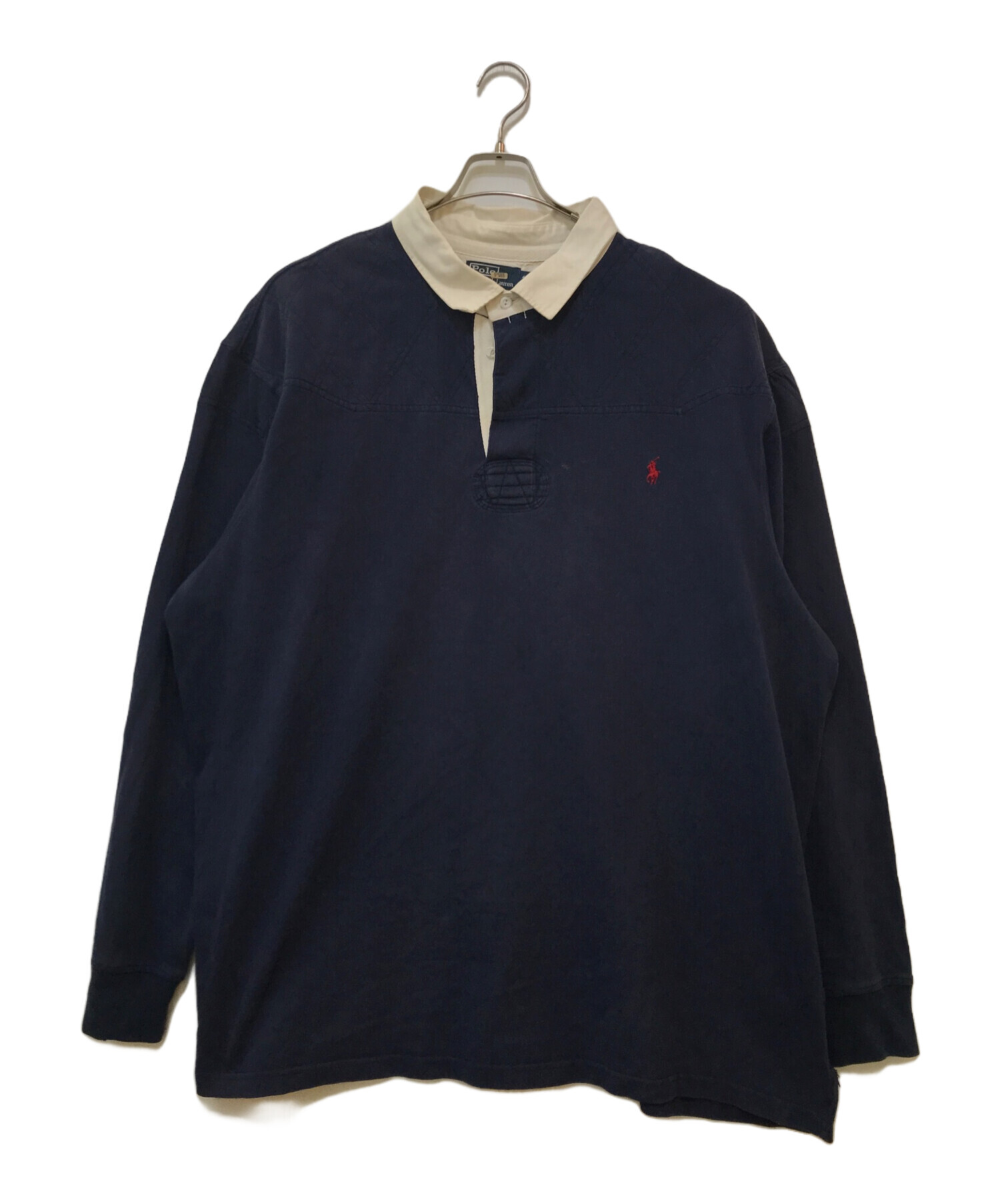 POLO RALPH LAUREN (ポロ・ラルフローレン) ラガーシャツ ネイビー サイズ:4XL