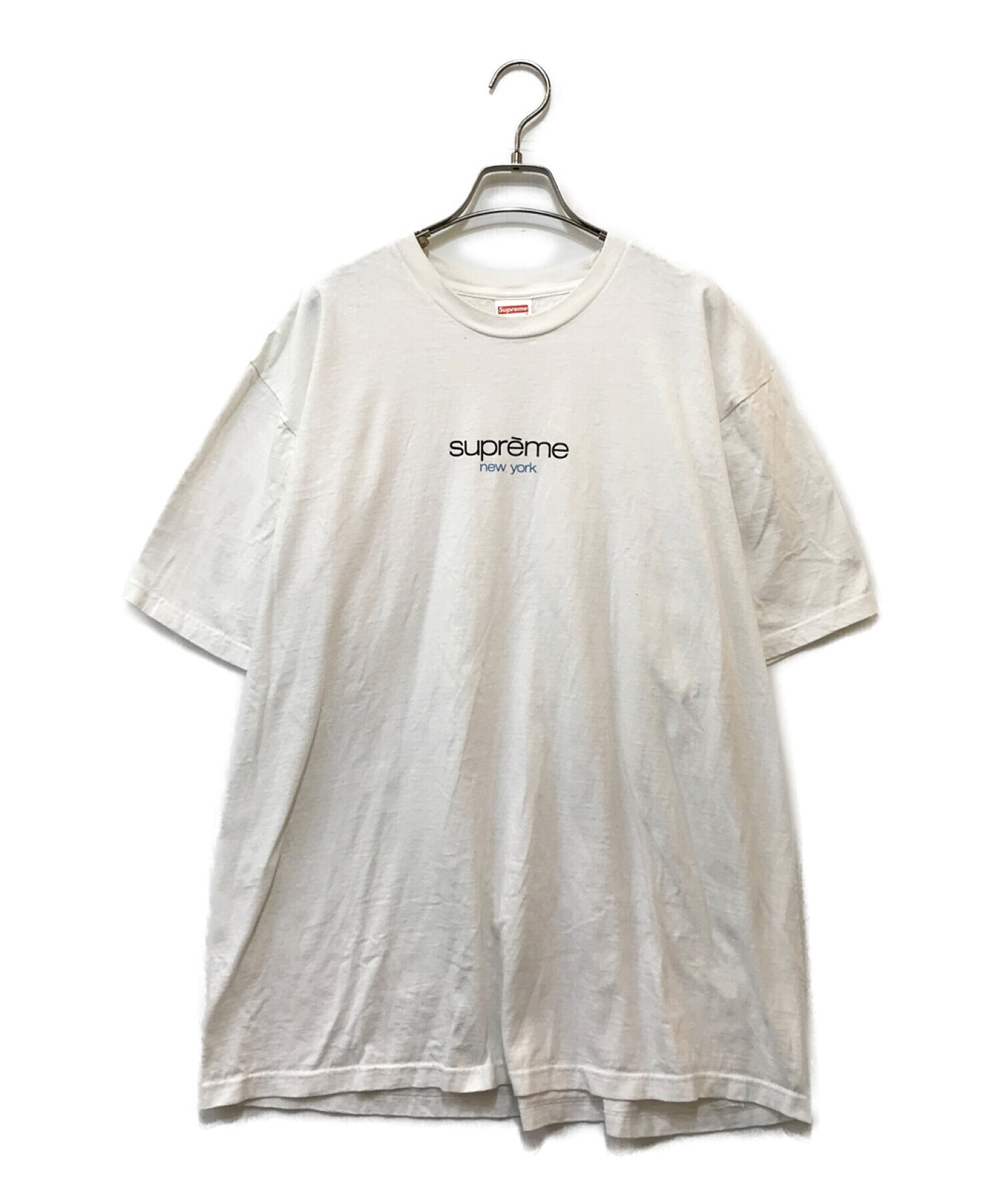 中古・古着通販】SUPREME (シュプリーム) classic logo Tee ホワイト サイズ:XL｜ブランド・古着通販  トレファク公式【TREFAC FASHION】スマホサイト