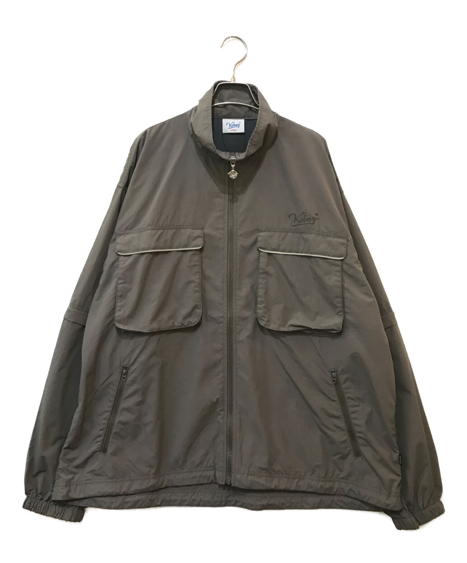 中古・古着通販】KEBOZ (ケボズ) SUPPLEX CONVERTIBLE JACKET グレー 