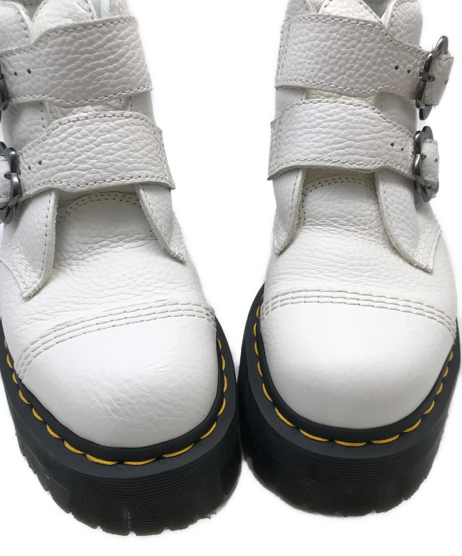 Dr.Martens (ドクターマーチン) DEVON FLWR ホワイト サイズ:UK5