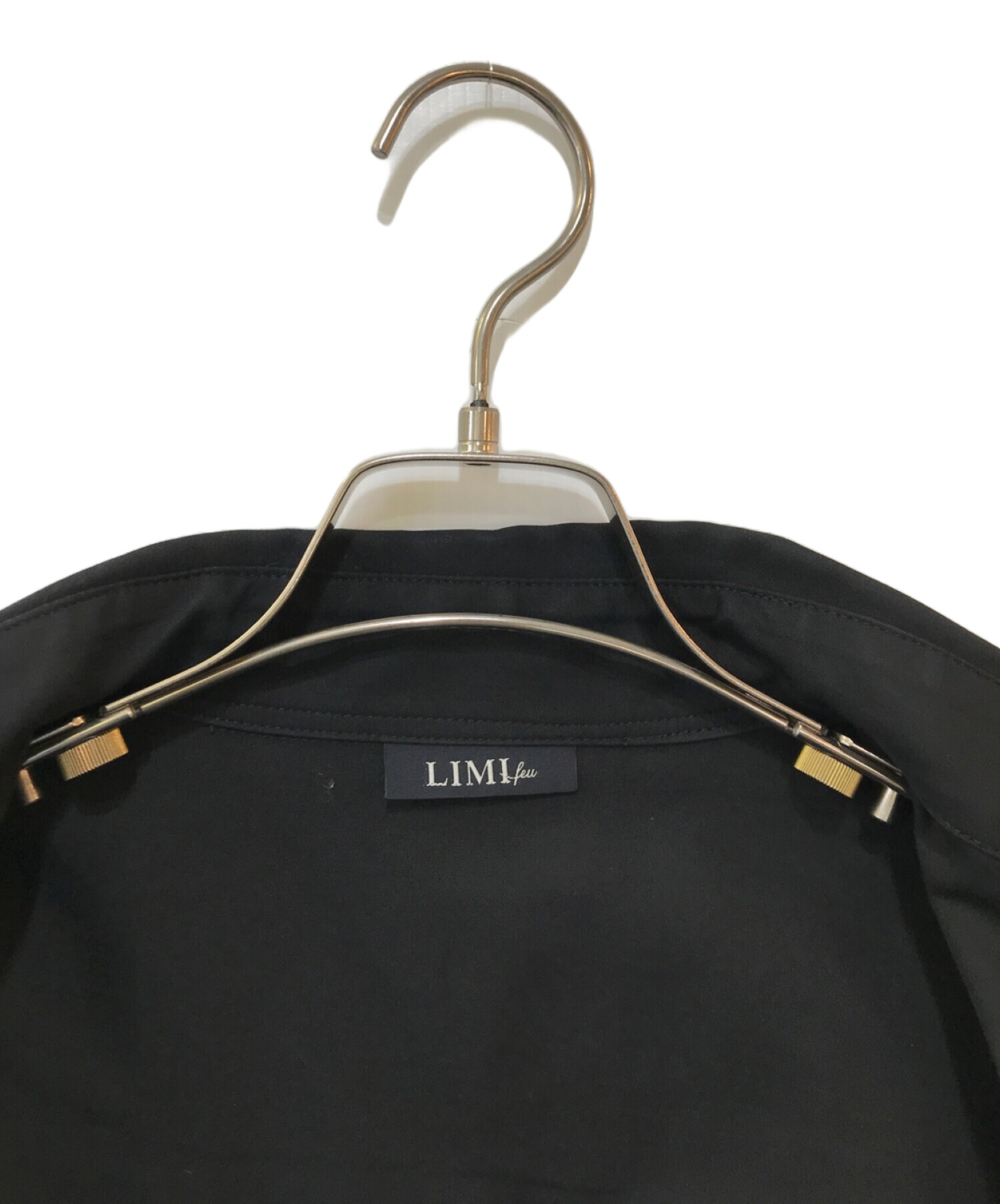 LIMI feu (リミフゥ) ステンカラーコート ブラック サイズ:S