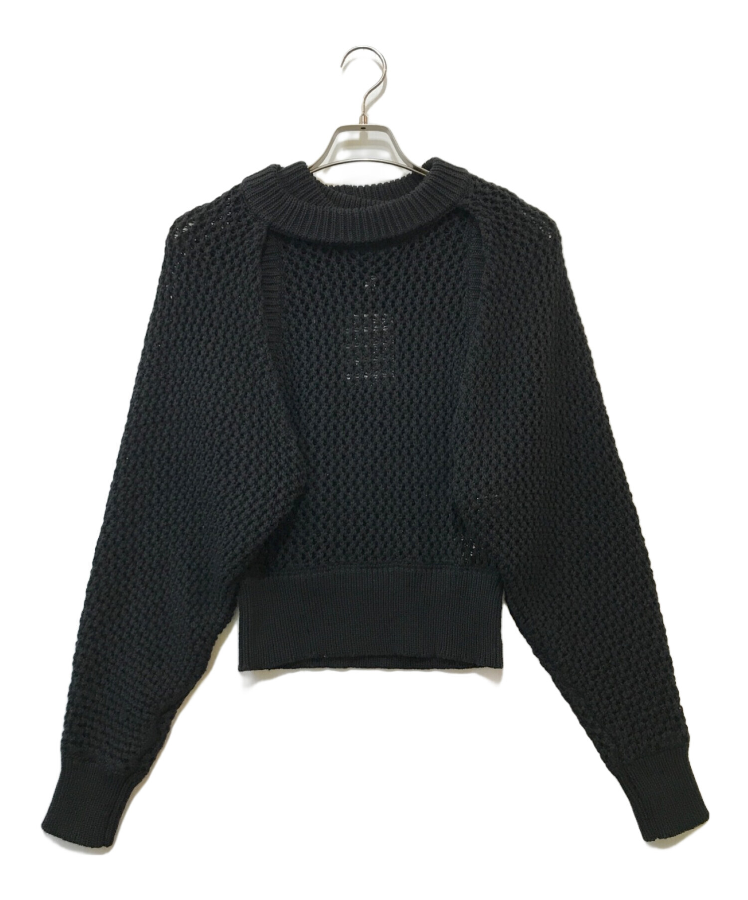 中古・古着通販】CLANE (クラネ) BOLERO SET UP MESH KNIT TOPS ブラック サイズ:1｜ブランド・古着通販  トレファク公式【TREFAC FASHION】スマホサイト