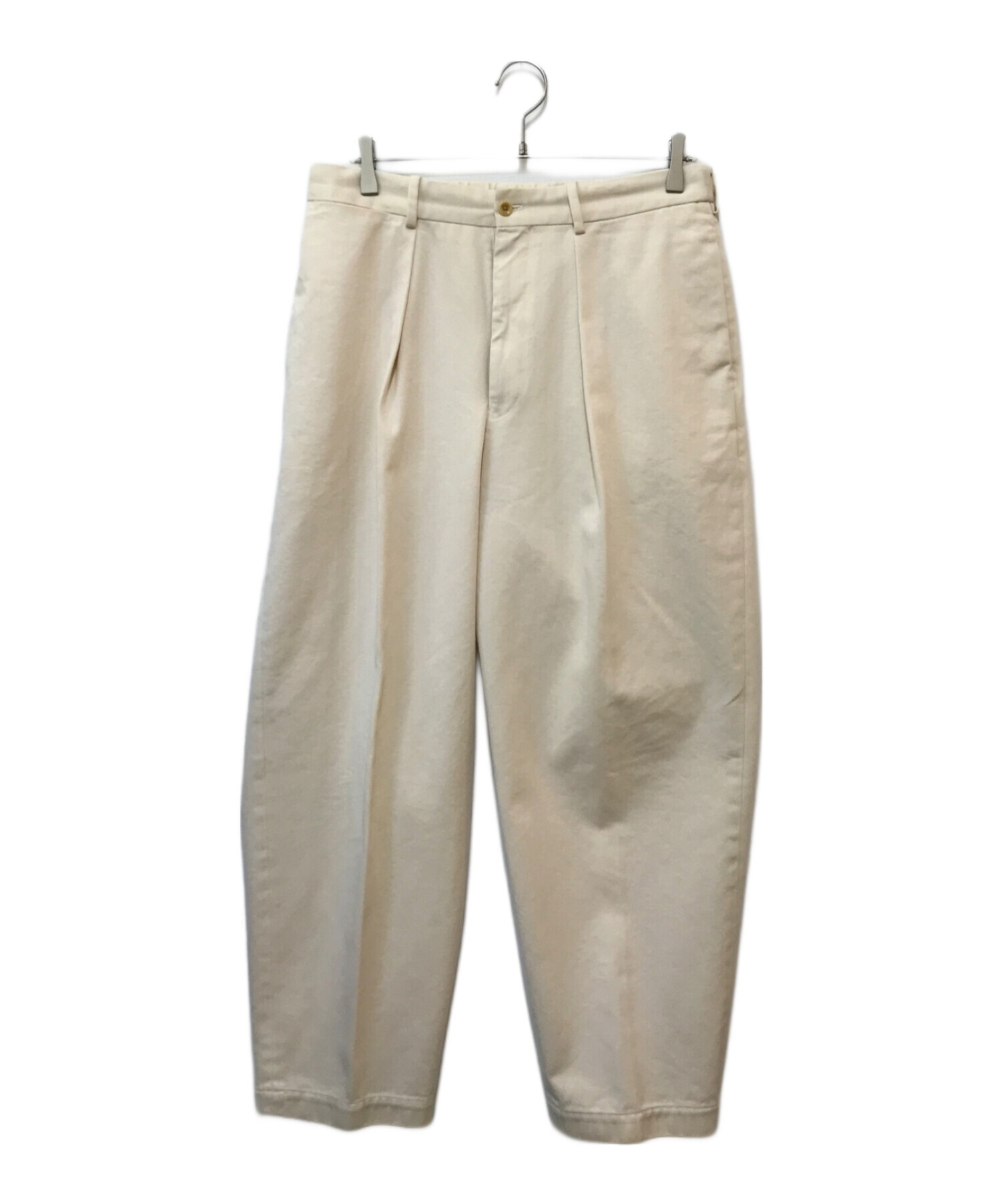 MARKAWARE (マーカウェア) CLASSIC FIT TROUSERS アイボリー サイズ:3