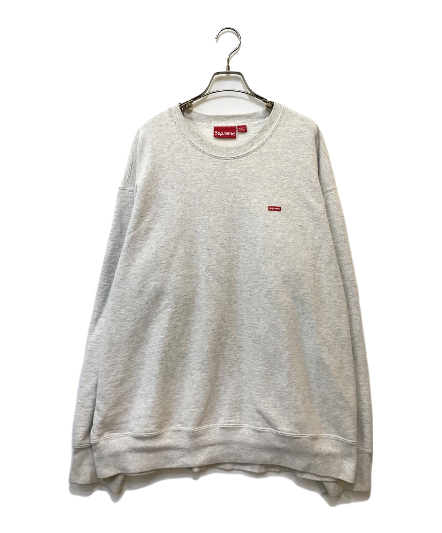 中古・古着通販】SUPREME (シュプリーム) Small Box Crewneck グレー ...