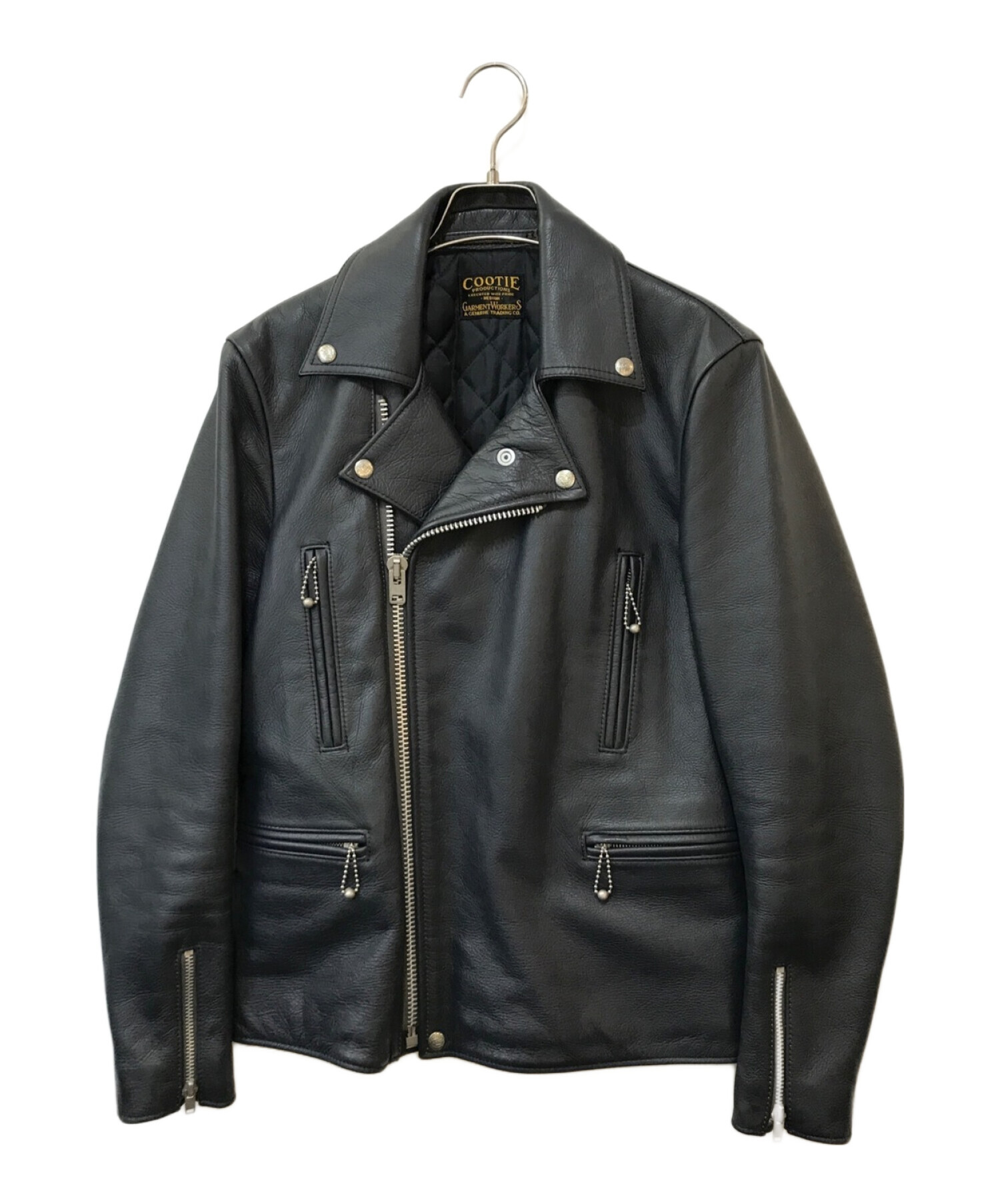 中古・古着通販】COOTIE (クーティー) 3rd St Leather Jacket ネイビー サイズ:M｜ブランド・古着通販  トレファク公式【TREFAC FASHION】スマホサイト