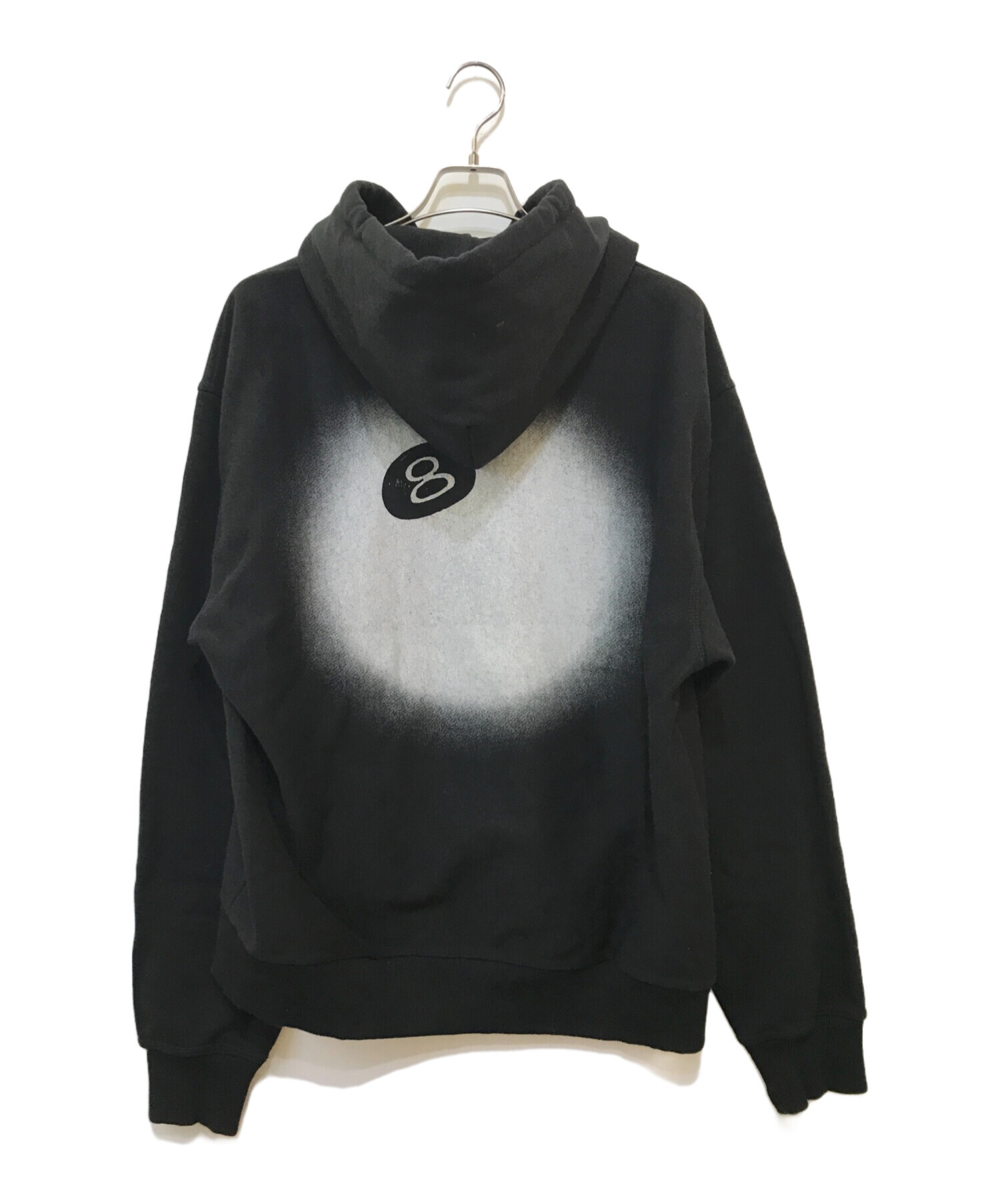 stussy (ステューシー) 8BALL FADE HOODIE ブラック サイズ:XL