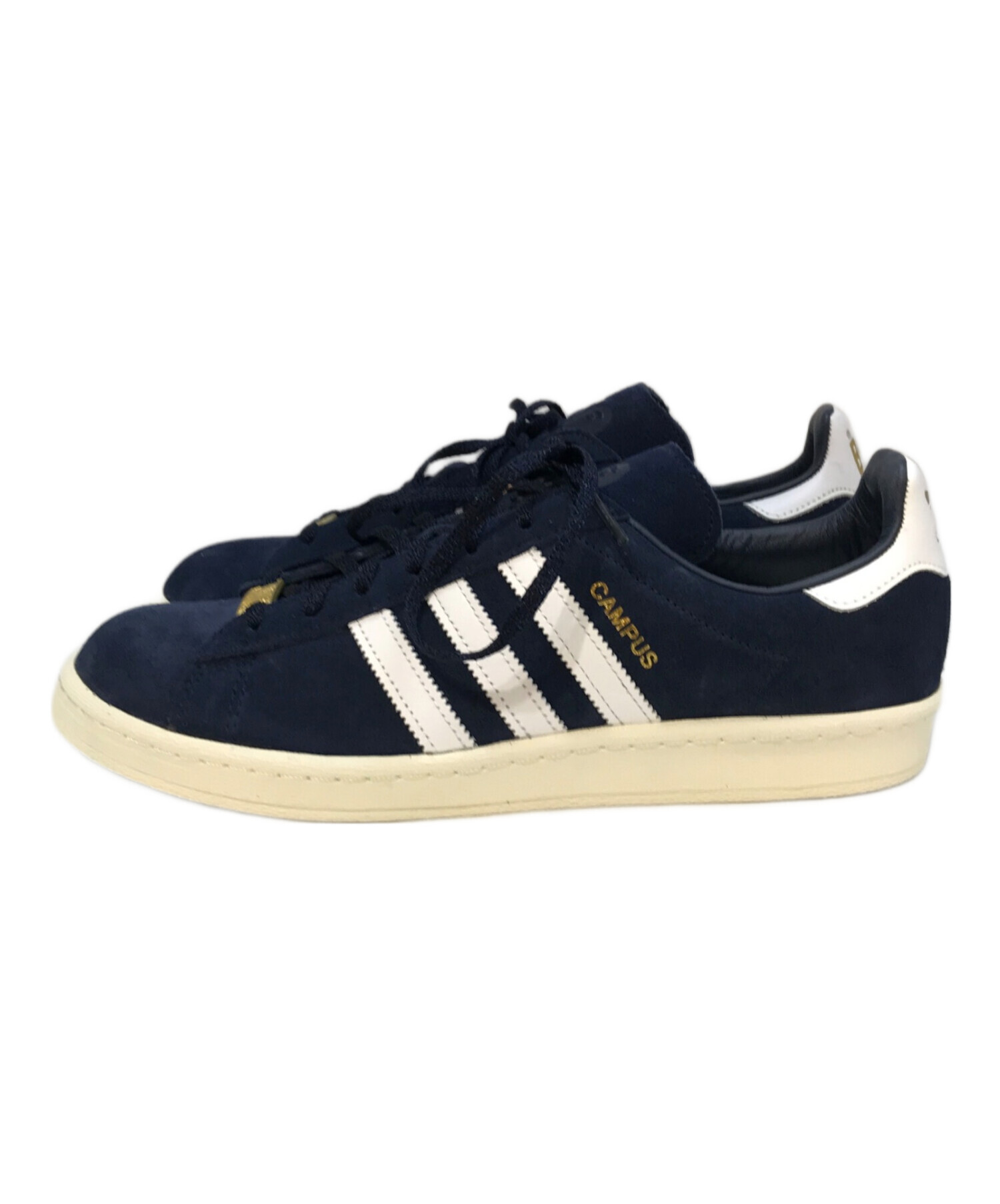 中古・古着通販】adidas (アディダス) A BATHING APE (アベイシングエイプ) Campus 80's ネイビー サイズ:US9.5｜ブランド・古着通販  トレファク公式【TREFAC FASHION】スマホサイト