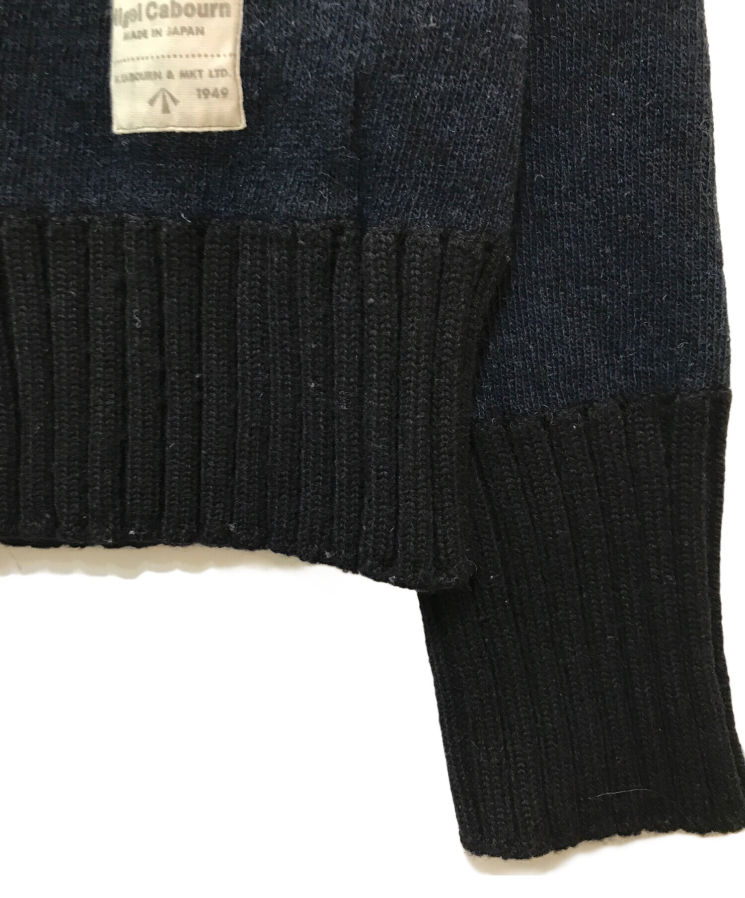 中古・古着通販】NIGEL CABOURN (ナイジェルケーボン) ハイネックニット ネイビー  サイズ:表記なし(実寸をご参照下さい)｜ブランド・古着通販 トレファク公式【TREFAC FASHION】スマホサイト