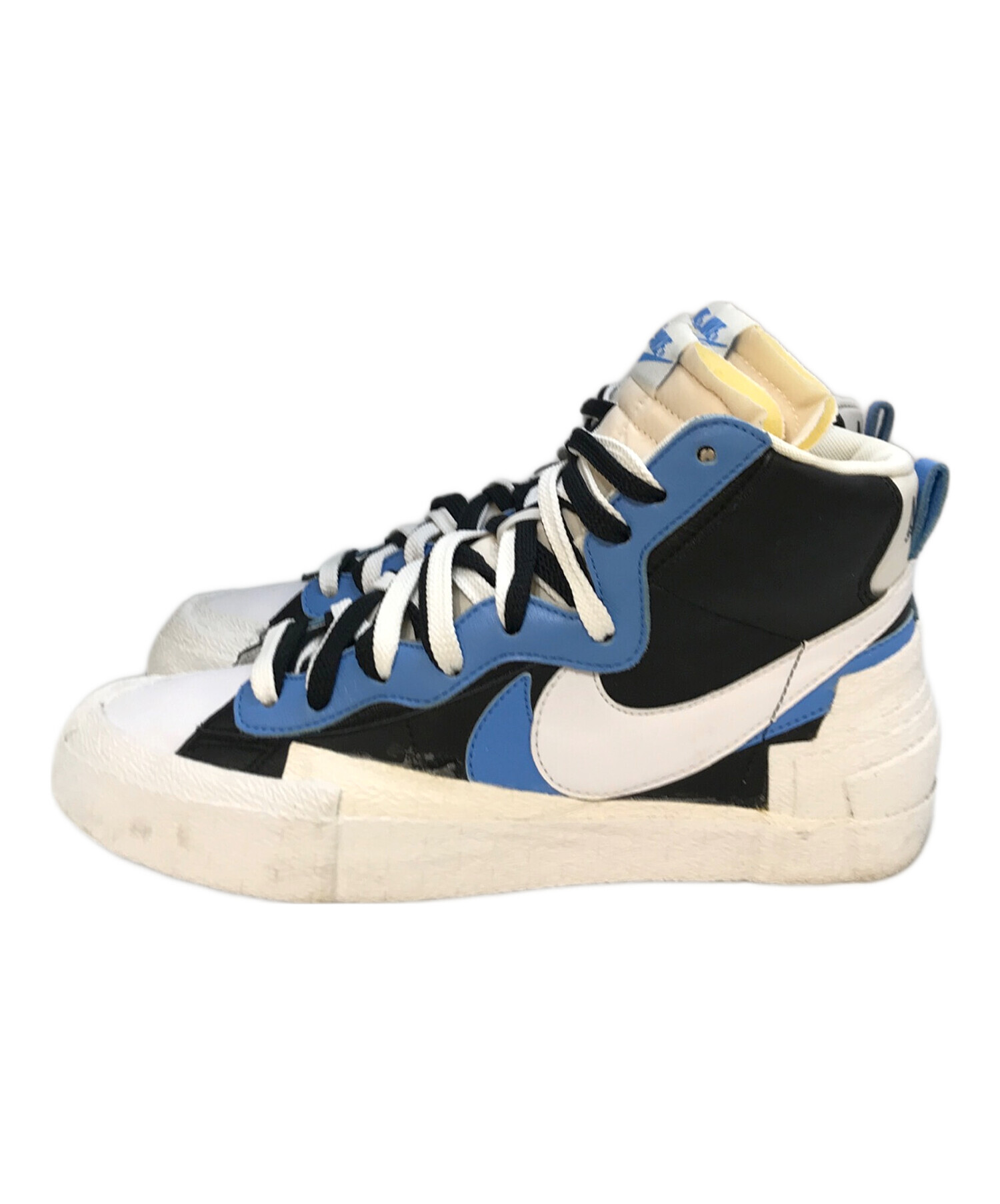 中古・古着通販】NIKE (ナイキ) sacai (サカイ) BLAZER MID ブルー×ホワイト サイズ:US9.5｜ブランド・古着通販  トレファク公式【TREFAC FASHION】スマホサイト