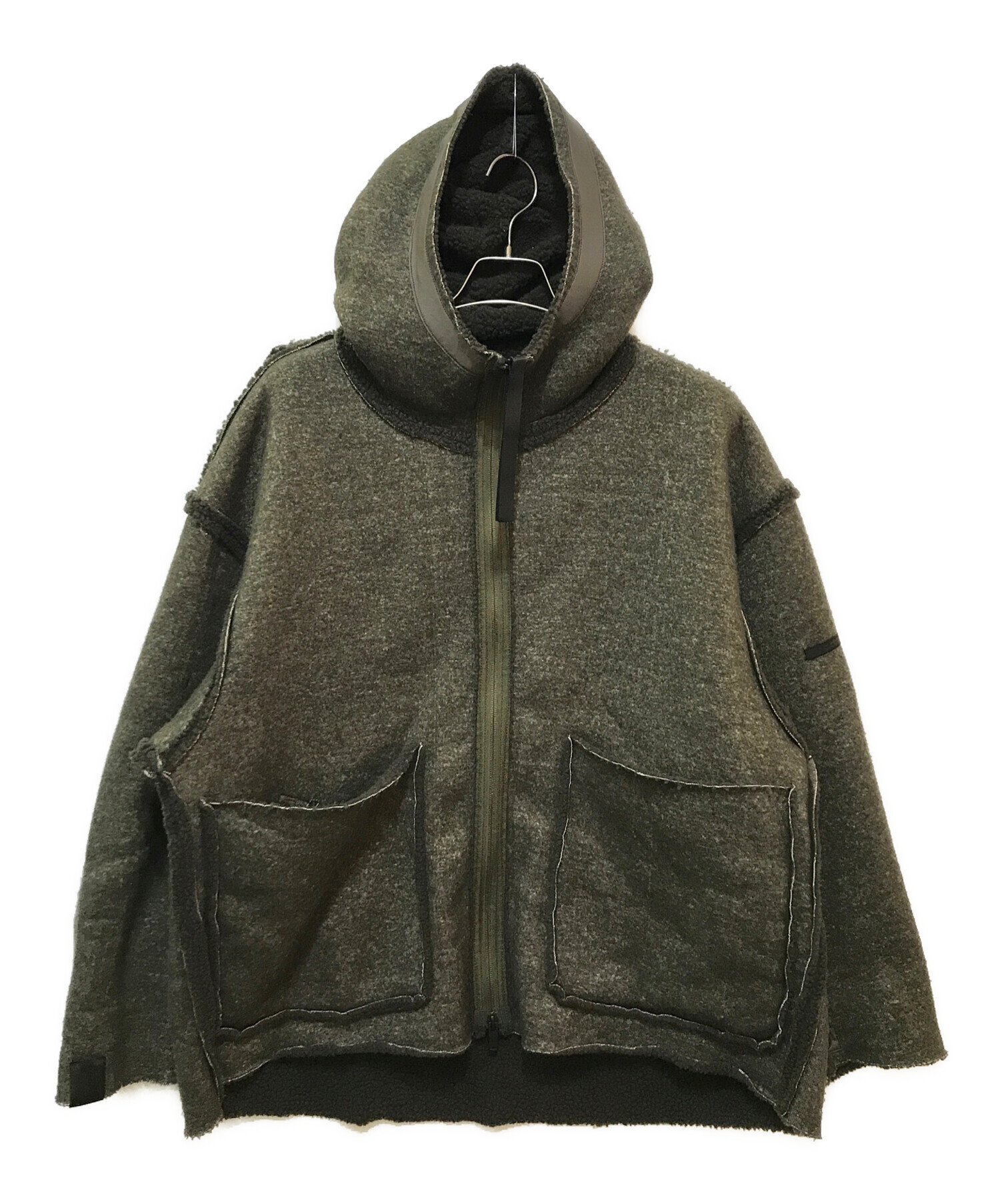 N.HOOLYWOOD (エヌ ハリウッド) REVERSIBLE HOODED BLOUSON グリーン サイズ:40