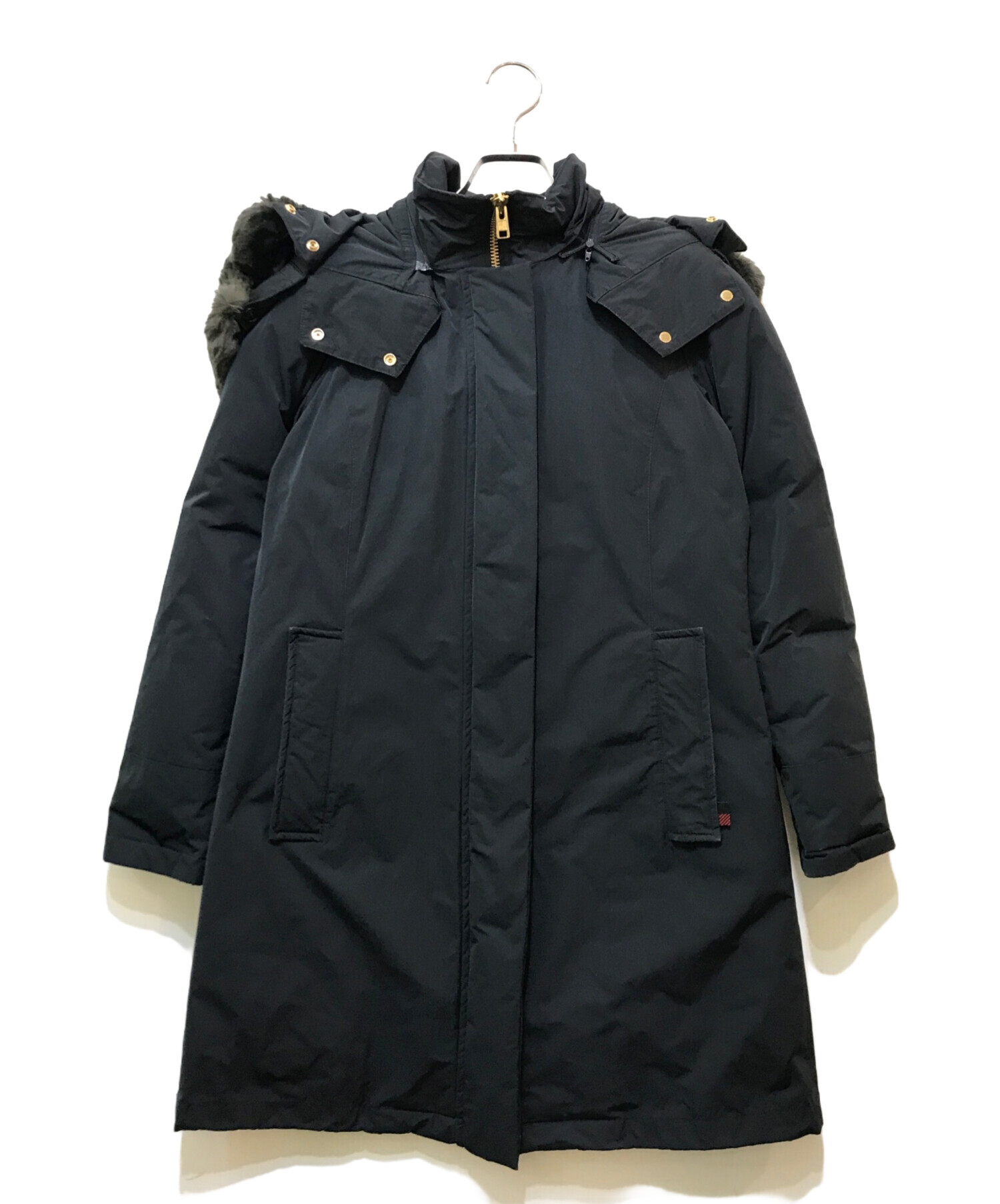 中古・古着通販】WOOLRICH (ウールリッチ) TOMORROW LAND (トゥモローランド) 別注 2Way ボウブリッジエコファーフードダウン  ジャケット ネイビー サイズ:XS｜ブランド・古着通販 トレファク公式【TREFAC FASHION】スマホサイト