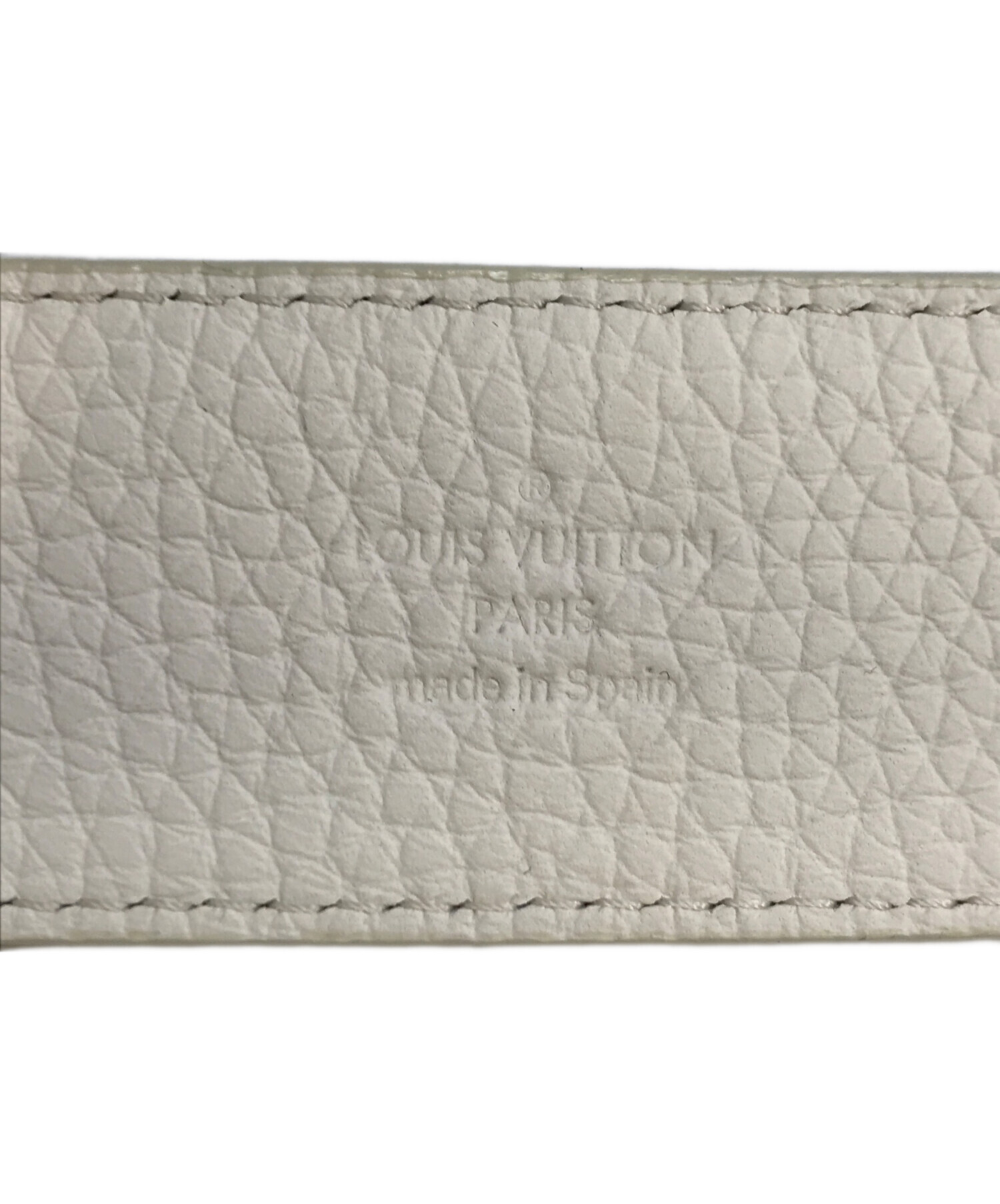 中古・古着通販】LOUIS VUITTON (ルイ ヴィトン) サンチュール イニシアル LVシャープベルト MP235 ホワイト  サイズ:95/38｜ブランド・古着通販 トレファク公式【TREFAC FASHION】スマホサイト