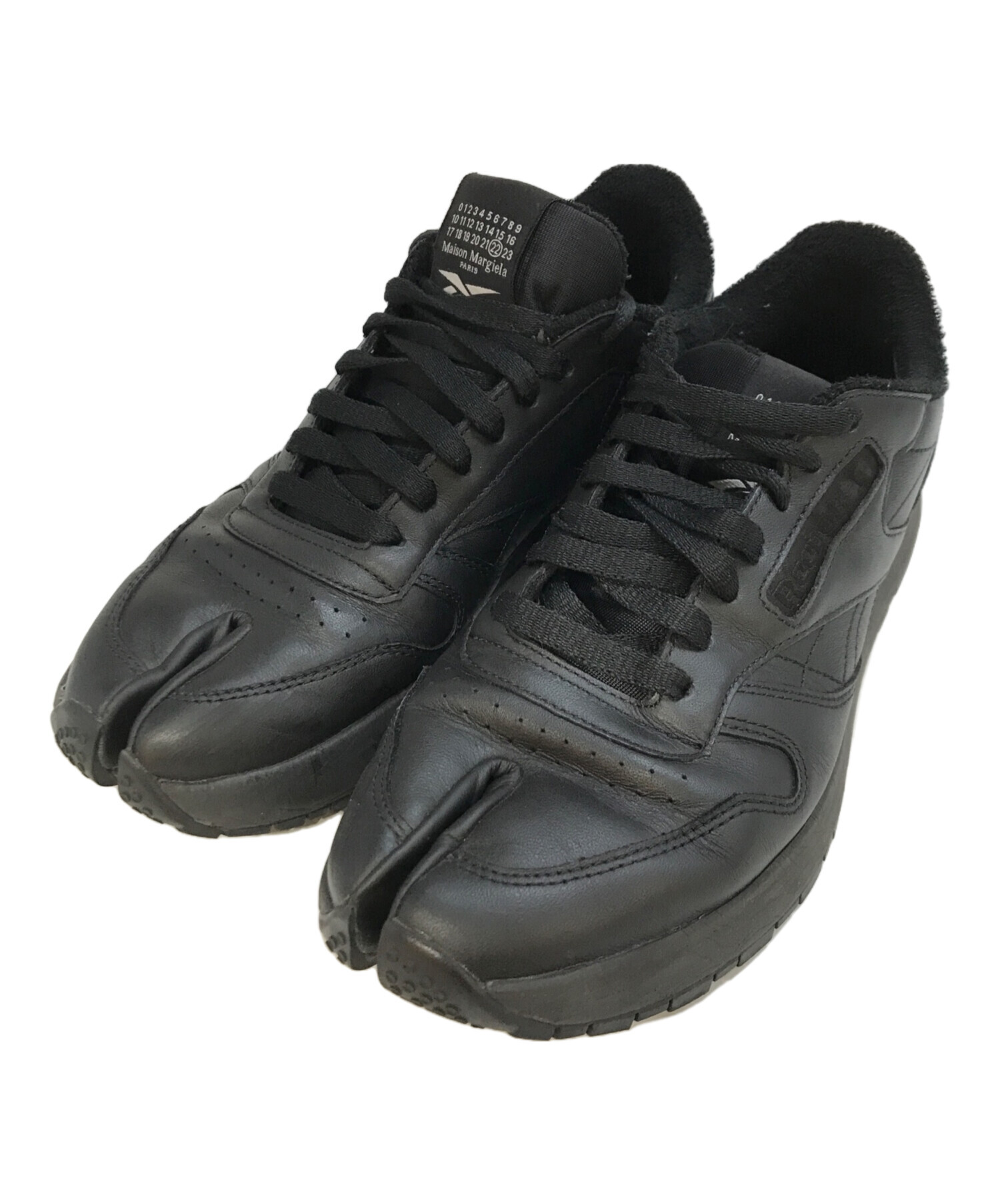 中古・古着通販】Maison Margiela (メゾンマルジェラ) REEBOK (リーボック) CLASSIC LEATHER TABI  SHOES ブラック サイズ:27｜ブランド・古着通販 トレファク公式【TREFAC FASHION】スマホサイト