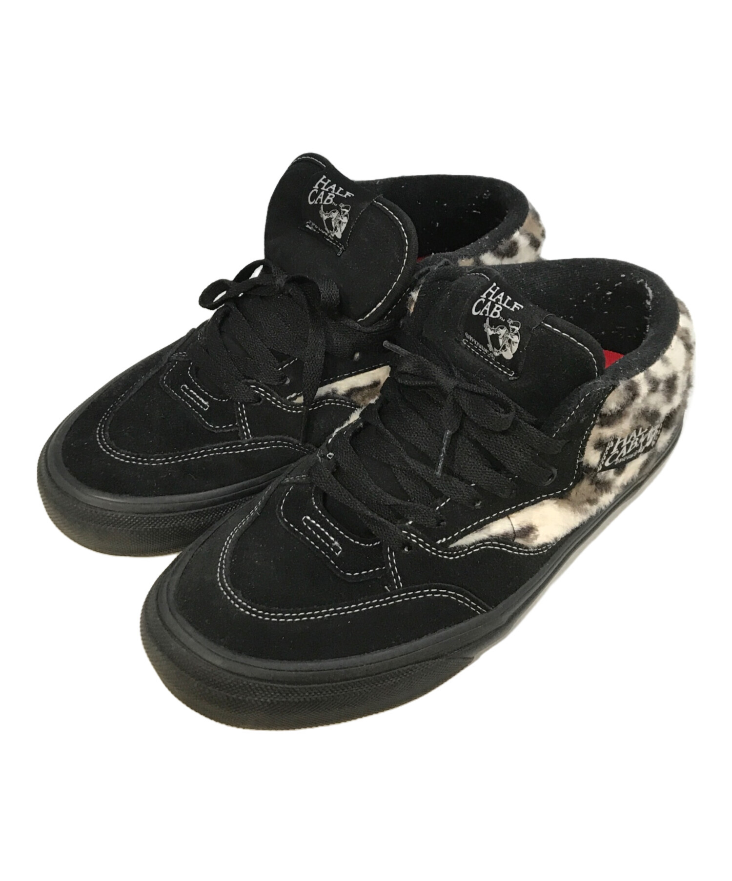 中古・古着通販】VANS (バンズ) SUPREME (シュプリーム) Leopard Half Cab(レオパード ハーフ キャブ) ブラック  サイズ:27｜ブランド・古着通販 トレファク公式【TREFAC FASHION】スマホサイト