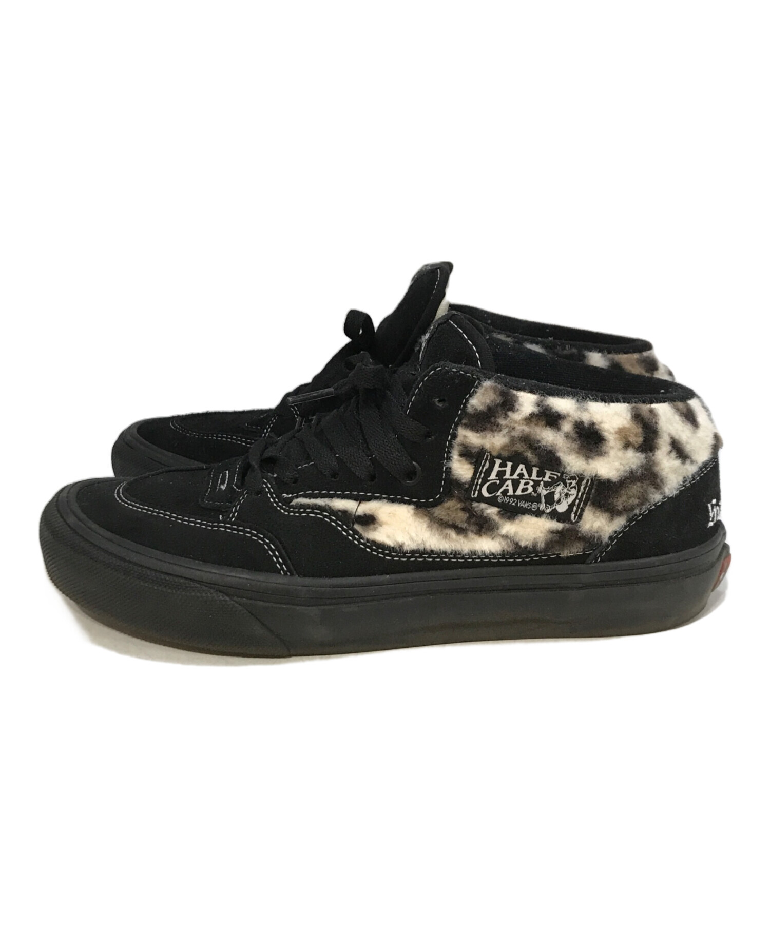 中古・古着通販】VANS (バンズ) SUPREME (シュプリーム) Leopard Half Cab(レオパード ハーフ キャブ) ブラック  サイズ:27｜ブランド・古着通販 トレファク公式【TREFAC FASHION】スマホサイト