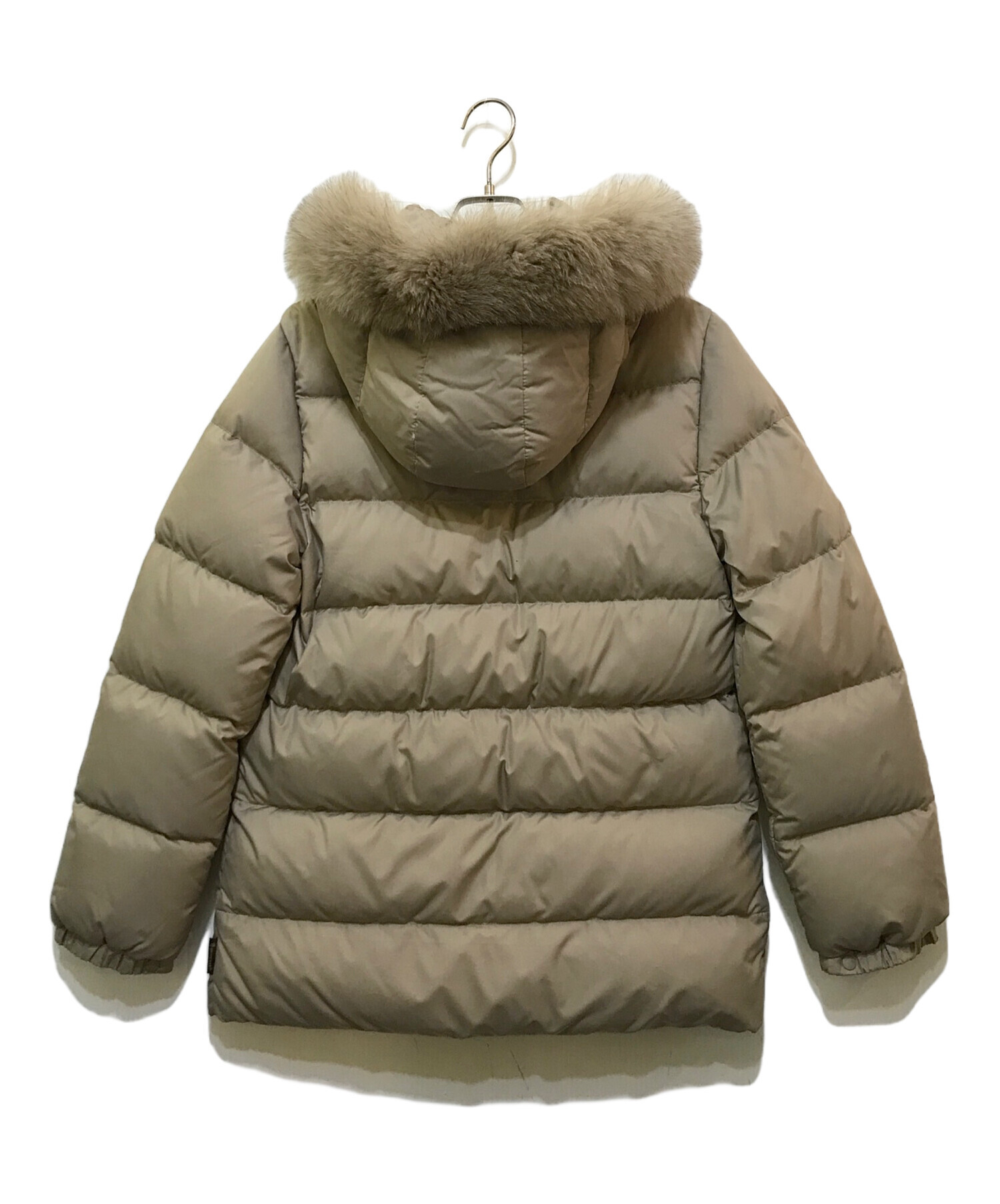 MONCLER (モンクレール) ダウンコート ベージュ サイズ:00