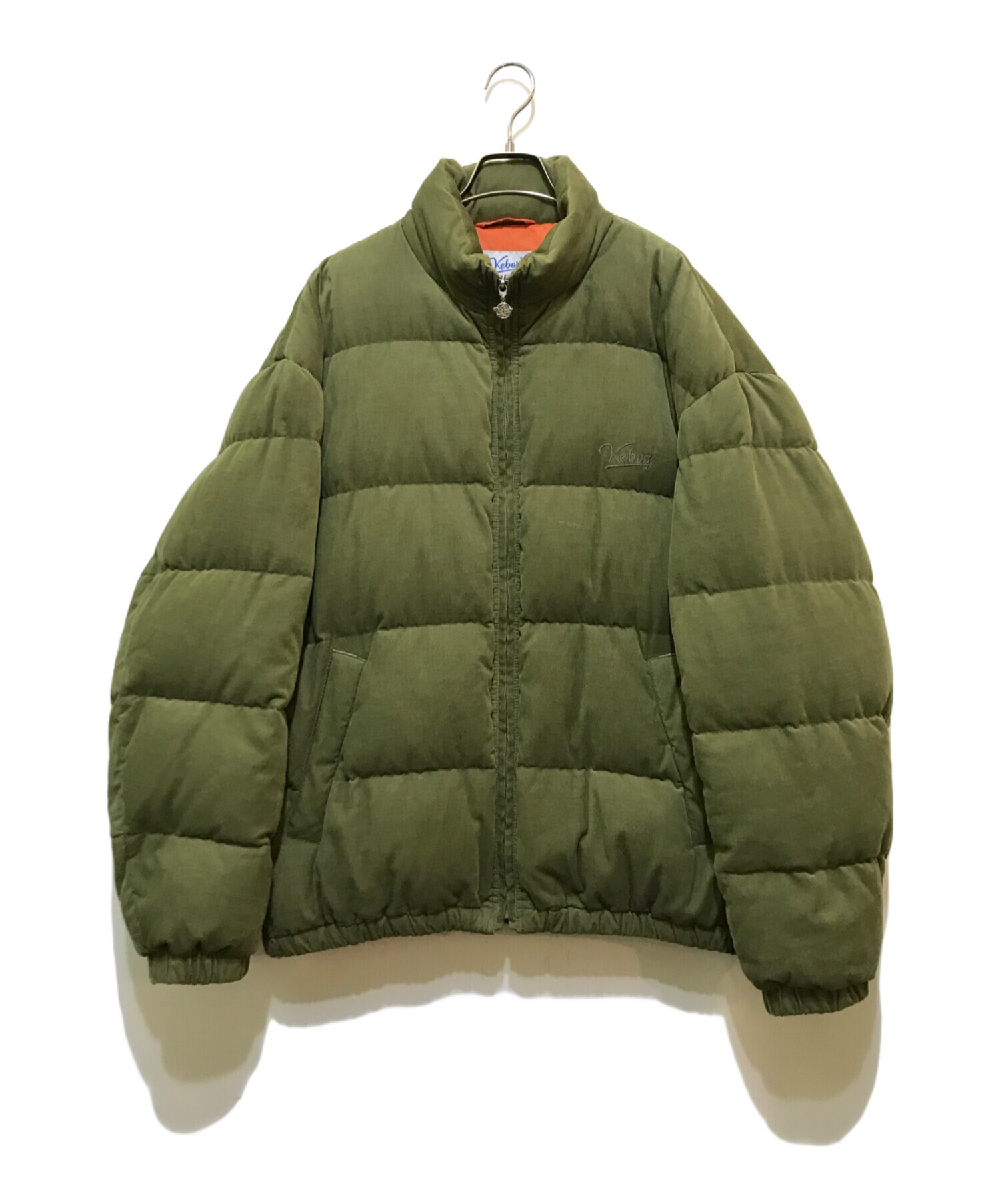 中古・古着通販】KEBOZ (ケボズ) CORDUROY DOWN JACKET カーキ サイズ:L｜ブランド・古着通販 トレファク公式【TREFAC  FASHION】スマホサイト