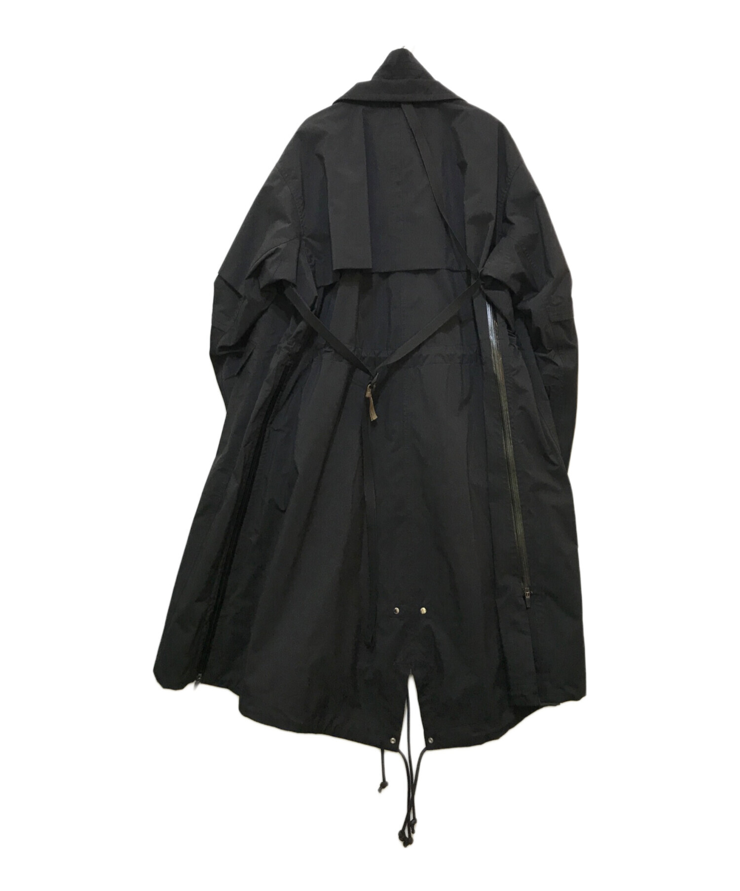 sacai (サカイ) ACRONYM (アクロニウム) TRENCH COAT ブラック サイズ:3