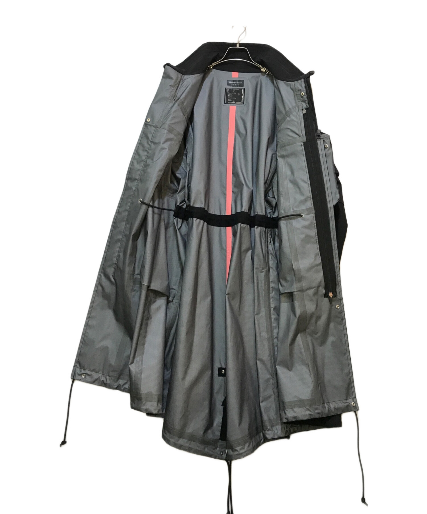 sacai (サカイ) ACRONYM (アクロニウム) TRENCH COAT ブラック サイズ:3