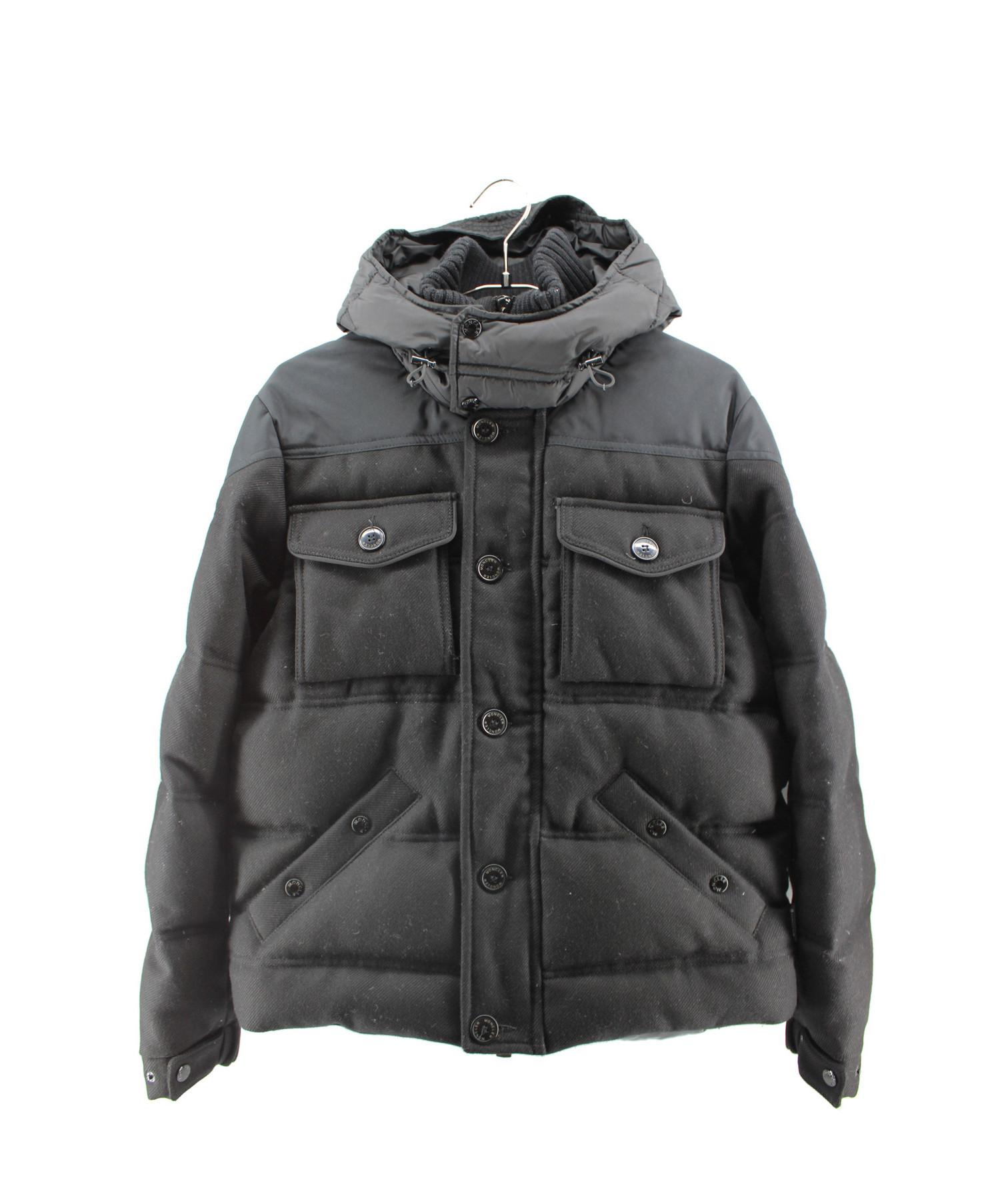 MONCLER (モンクレール) ウール×ナイロン切替ダウンジャケット サイズ:2 54275　ZIND 1001134