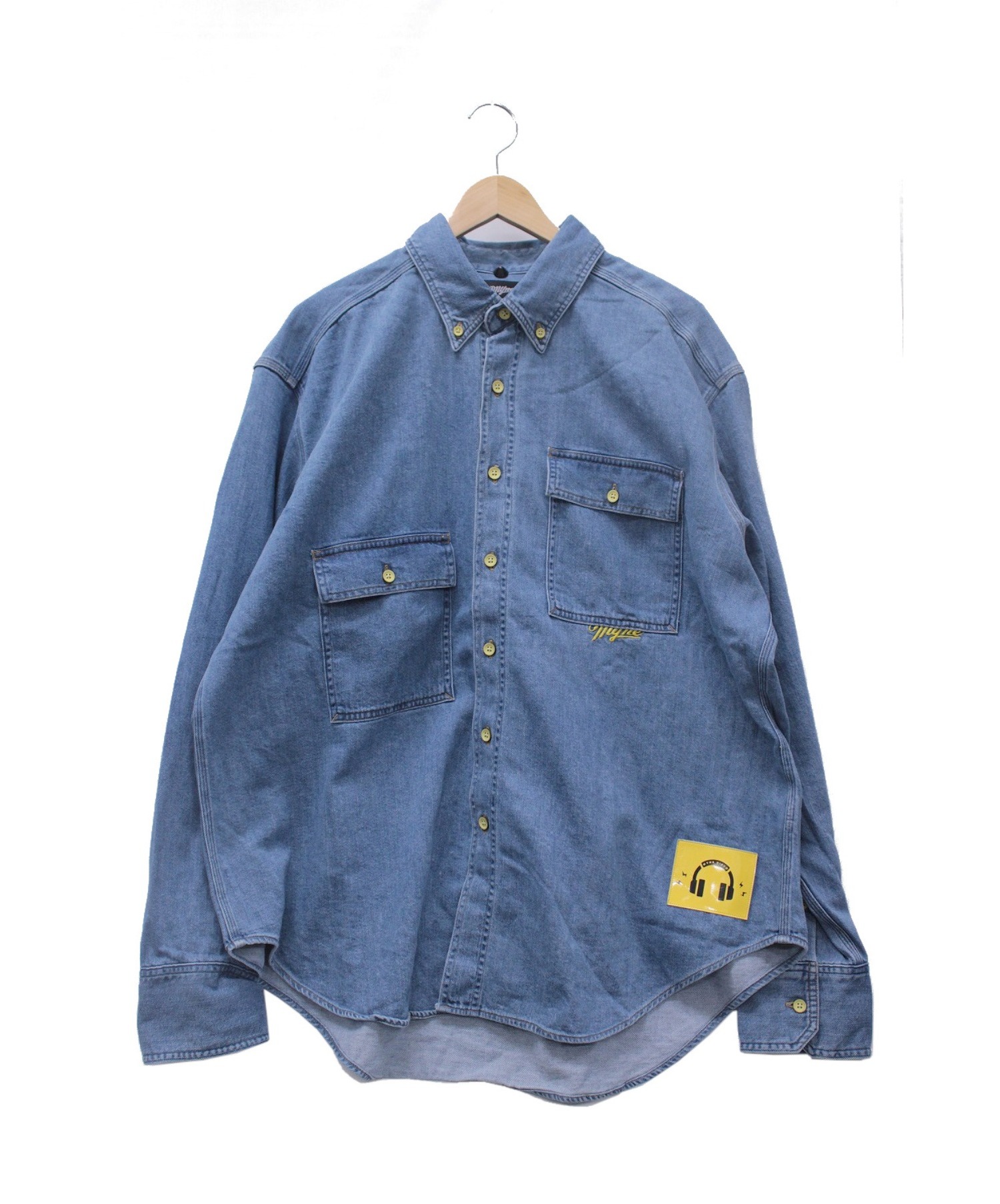 MYne MIHARA YASUHIRO (メゾン ミハラヤスヒロ) ビッグデニムシャツ インディゴ サイズ:M Big denim shirt