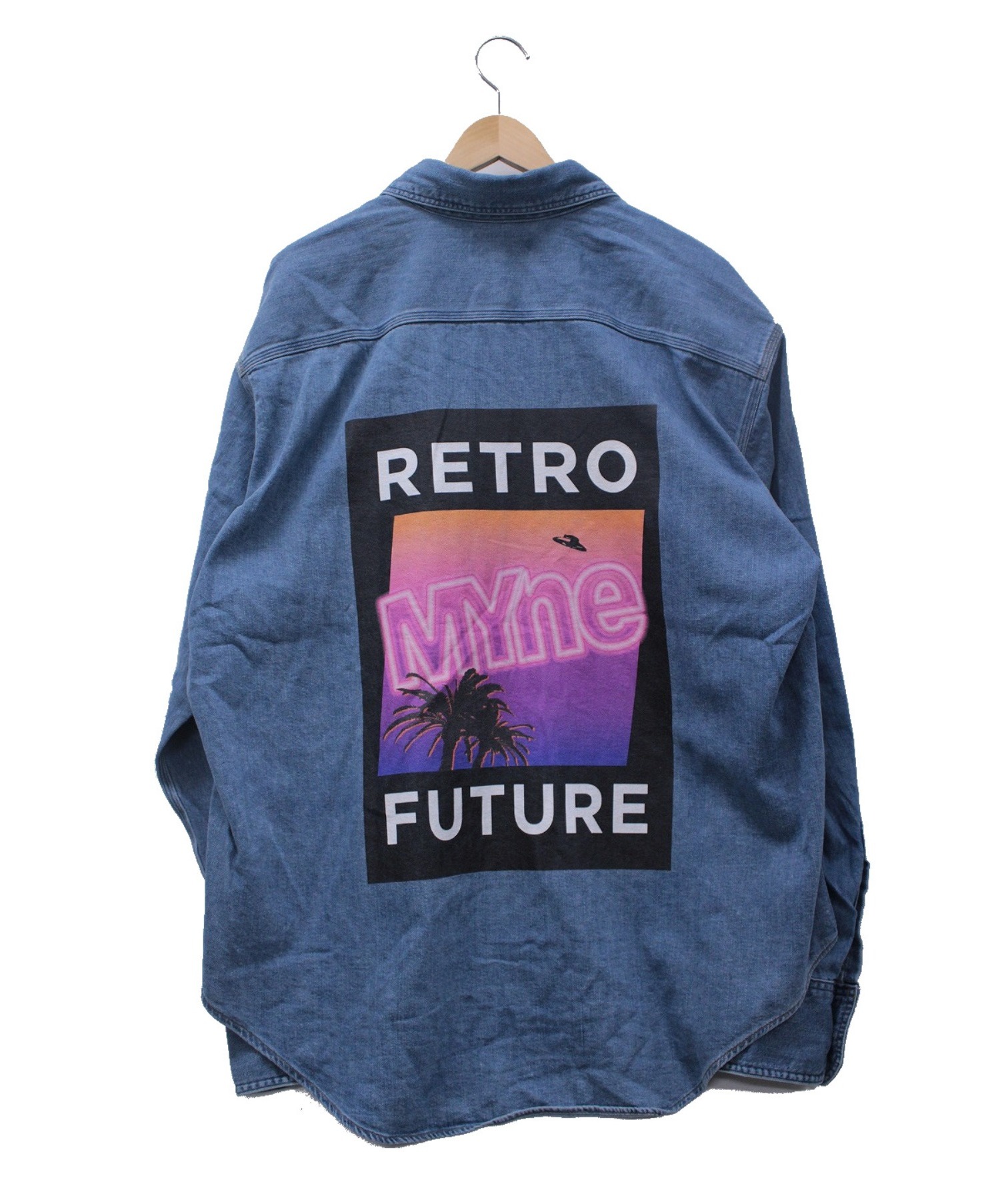 MYne MIHARA YASUHIRO (メゾン ミハラヤスヒロ) ビッグデニムシャツ インディゴ サイズ:M Big denim shirt