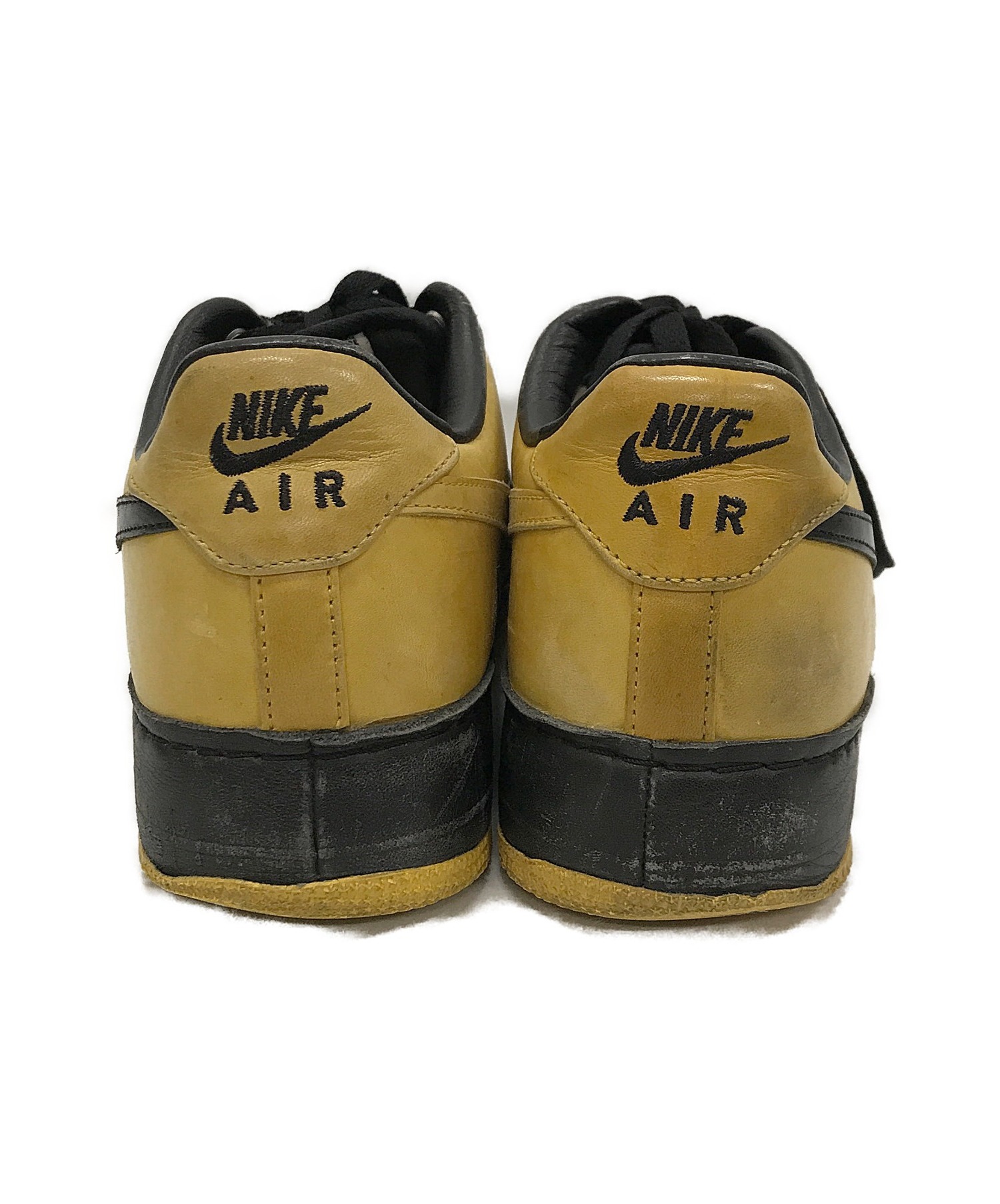 NIKE × LIVESTRONG × UNDEFEATED (ナイキ×リブストロング×アンディフィーテッド) AIR FORCE 1 LOW  SUPREME ブラック×イエロー サイズ:27.5cm　US9.5