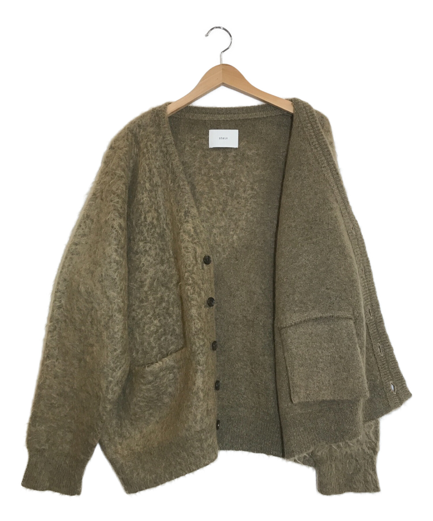 stein (シュタイン) Kid Mohair Cardigan ブラウン サイズ:S