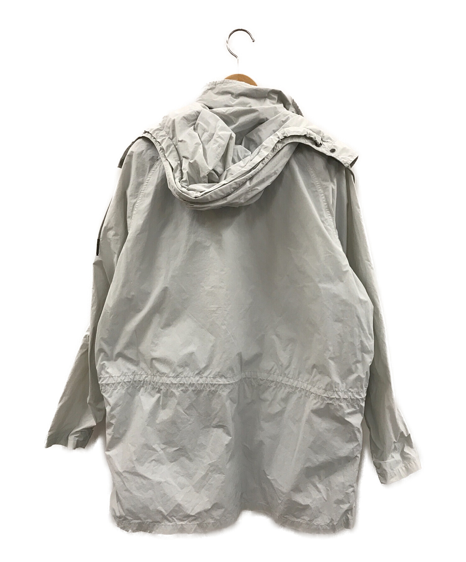 ATON (エイトン) VENTILE NYLON MOUNTAIN PARKA　ベンタイルナイロンマウンテンパーカー グレー サイズ:04