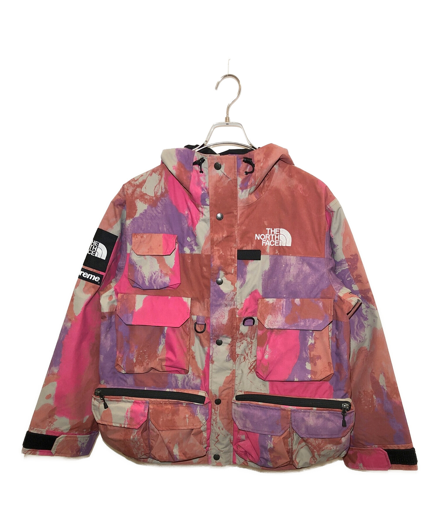 supreme x north face cago jacket pink S