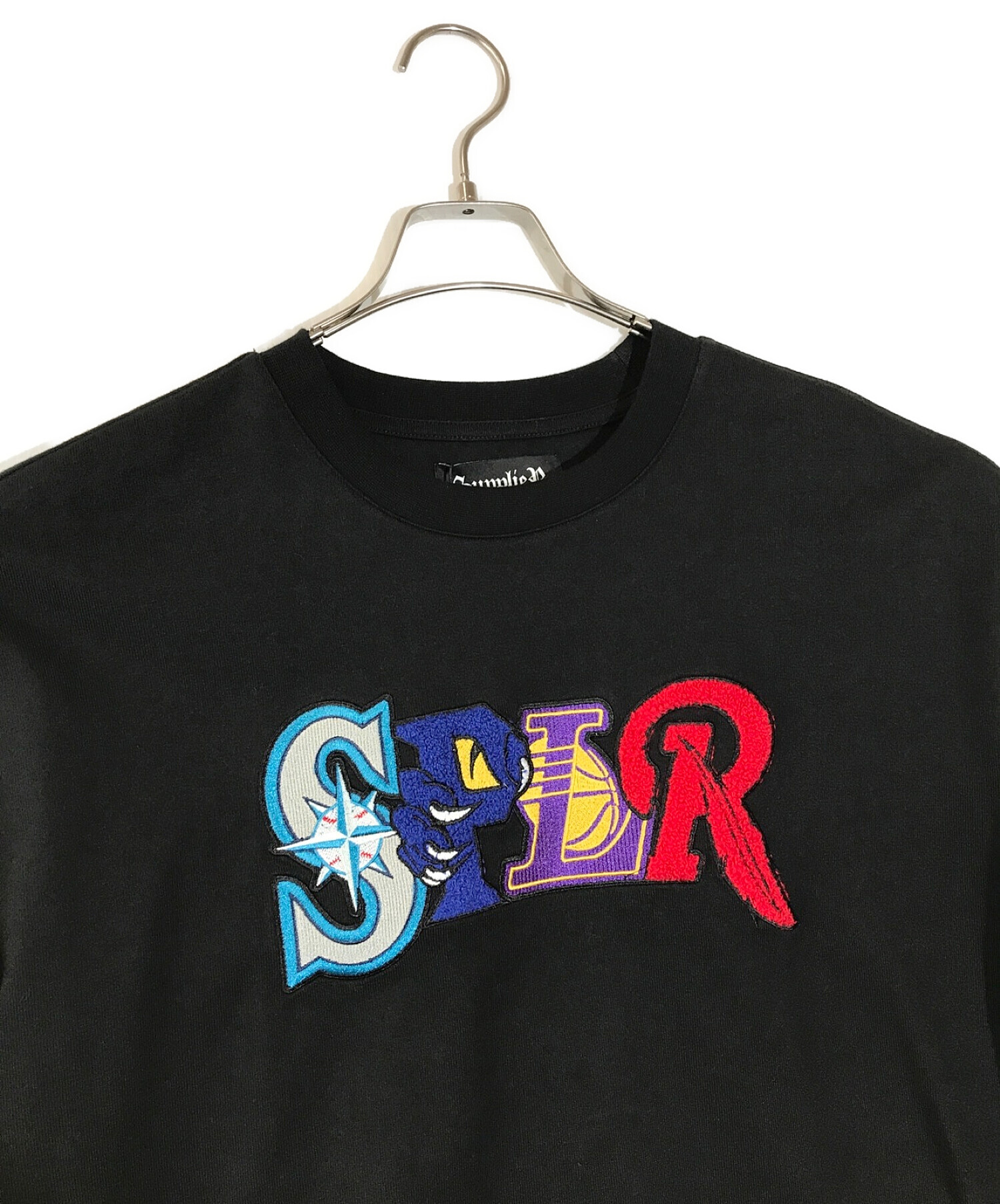 SUPPLIER (サプライヤー) SPLR HEAVY WEIGHT TEE 　SPLRヘビーウェイトTシャツ ブラック サイズ:M