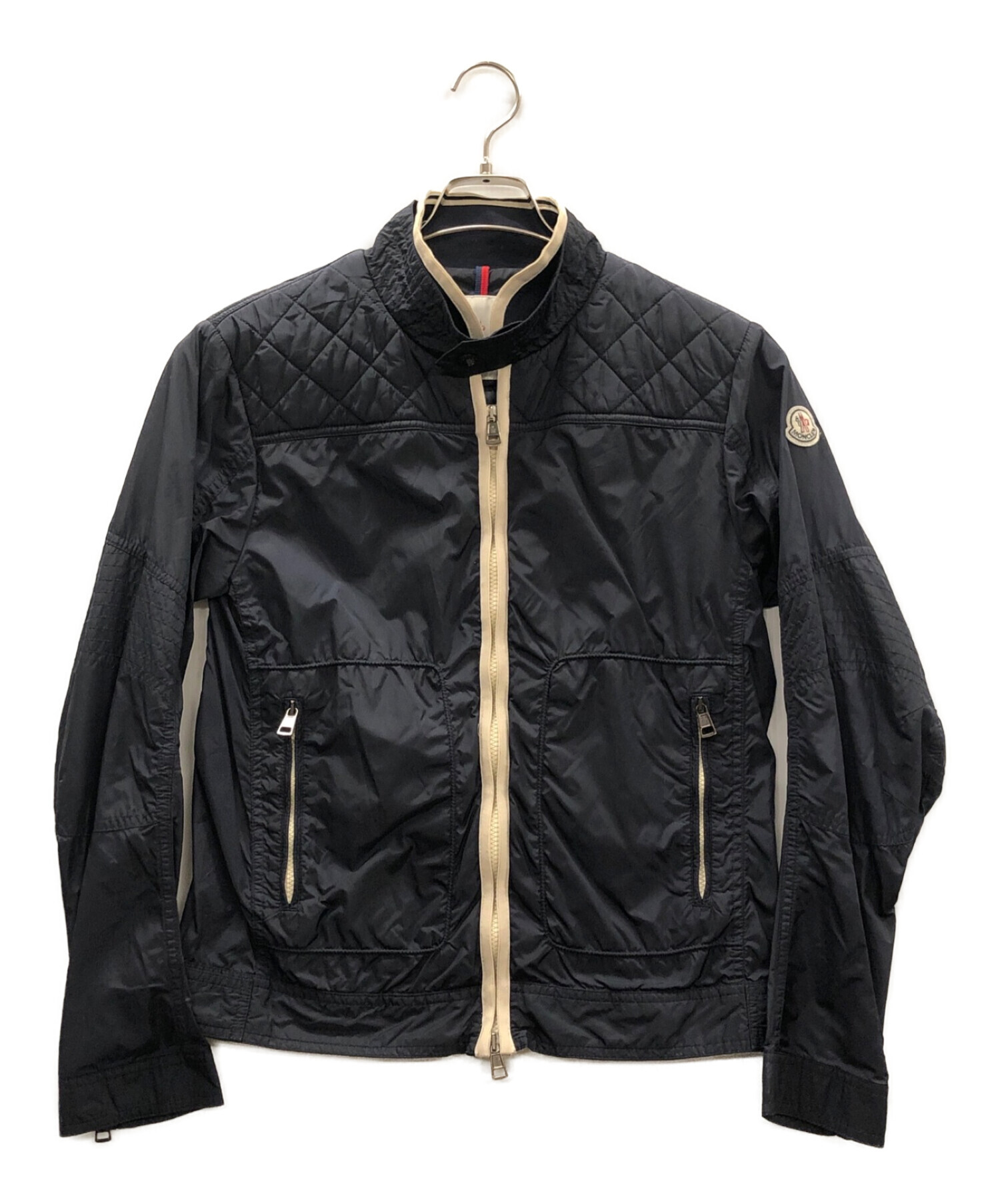 MONCLER (モンクレール) CLOSSET GIUBBOTTO ジップアップジャケット ネイビー サイズ:1