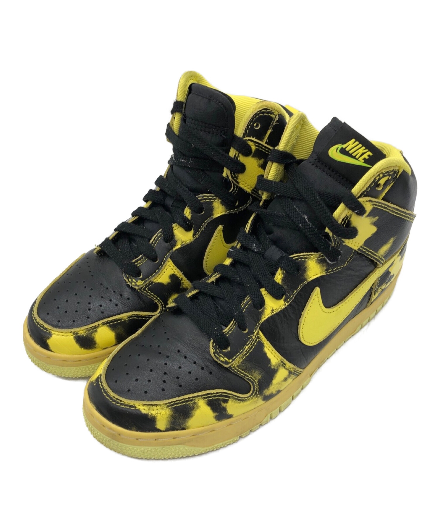 NIKE (ナイキ) DUNK HIGH 1985 sp Yellow Acid Wash イエロー サイズ:26.5cm US 8.5