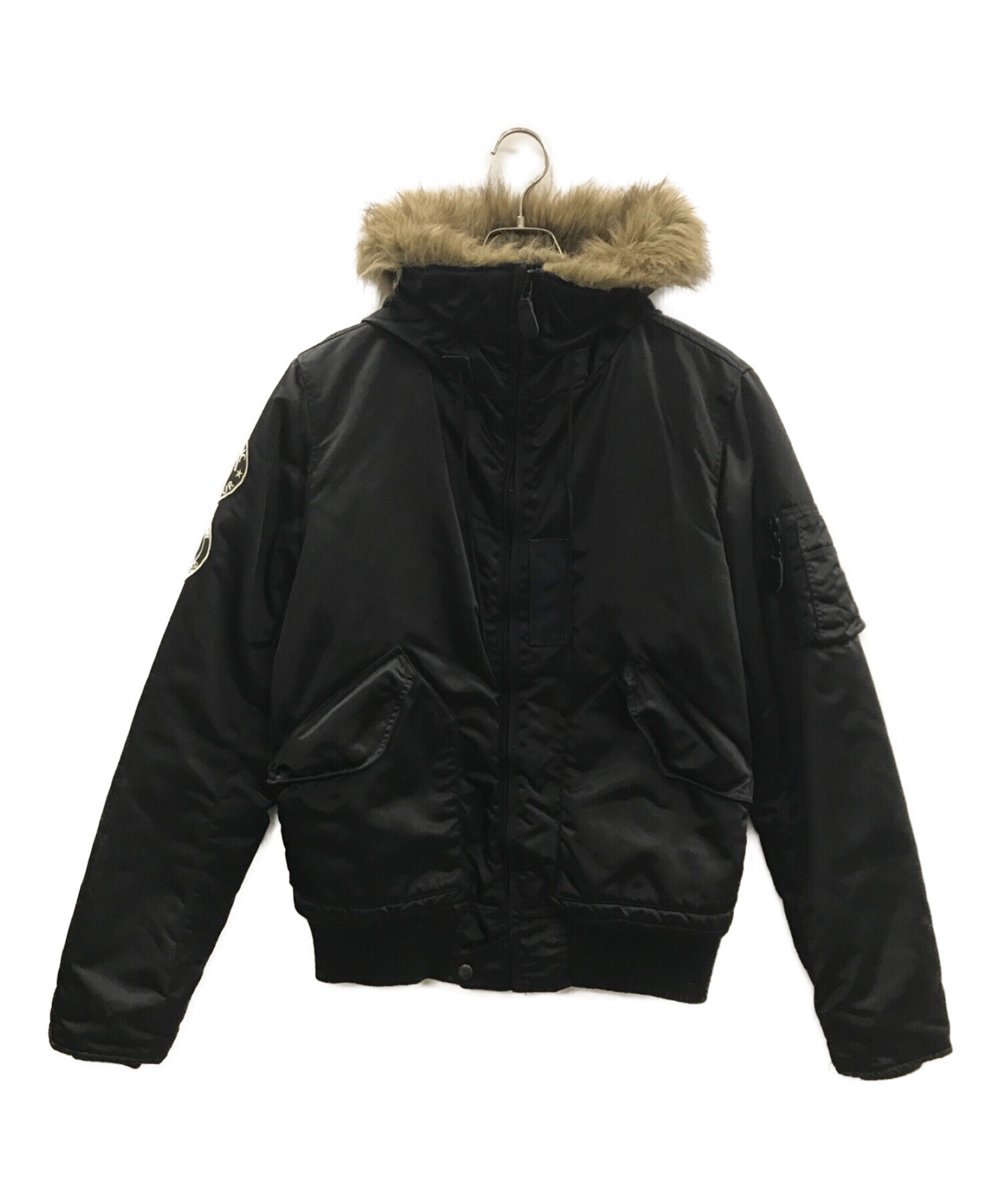 Hysteric Glamour (ヒステリックグラマー) PRIMALOFT N-2B プリマロフトN-2B ブラック サイズ:L