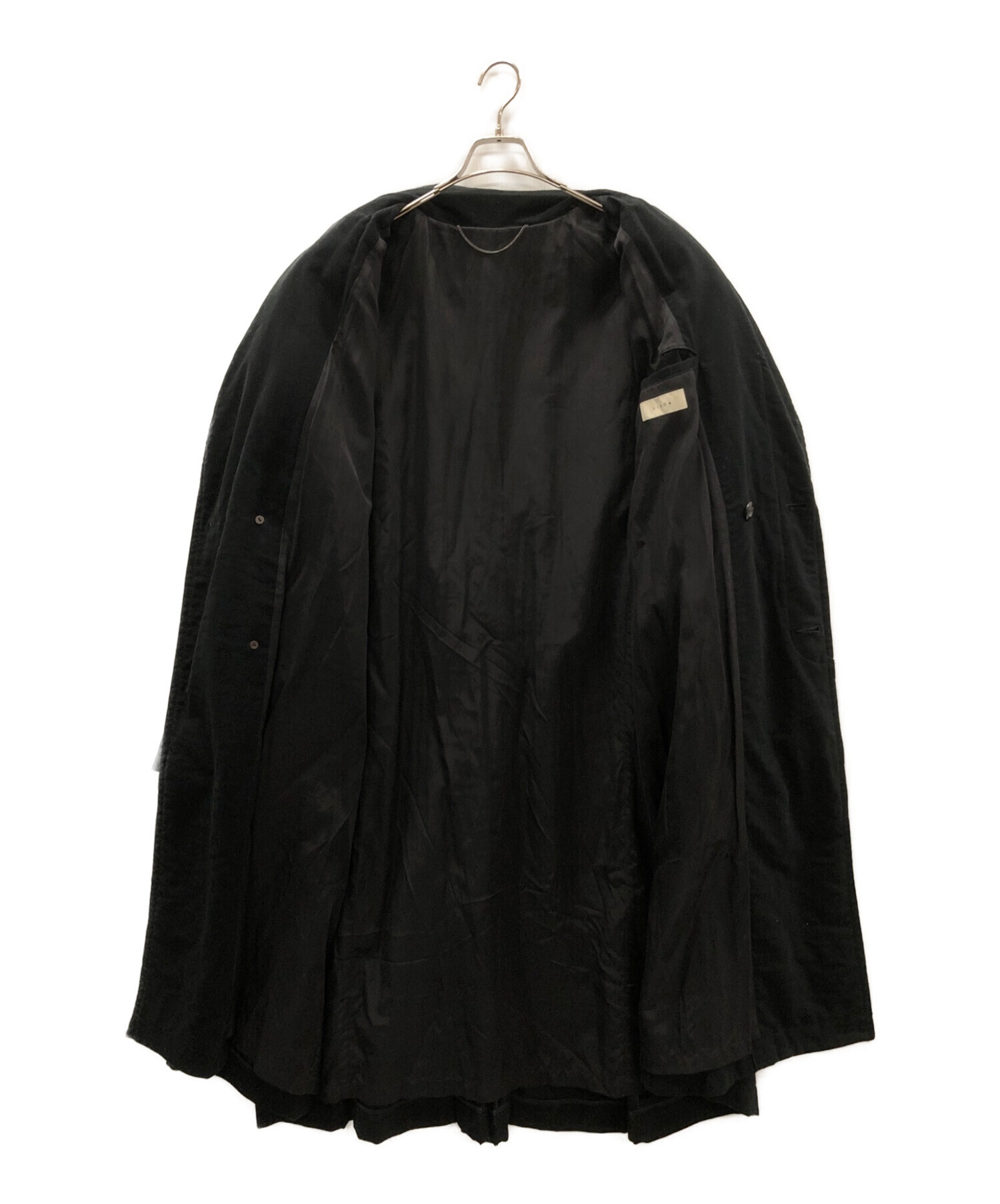 JieDa KERSEY OVER COAT (BLK)-