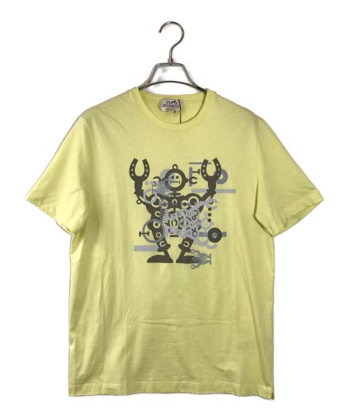 エルメス HERMES ロボットモチーフTシャツ イエロー 画像参照 メンズ 半袖Ｔシャツ