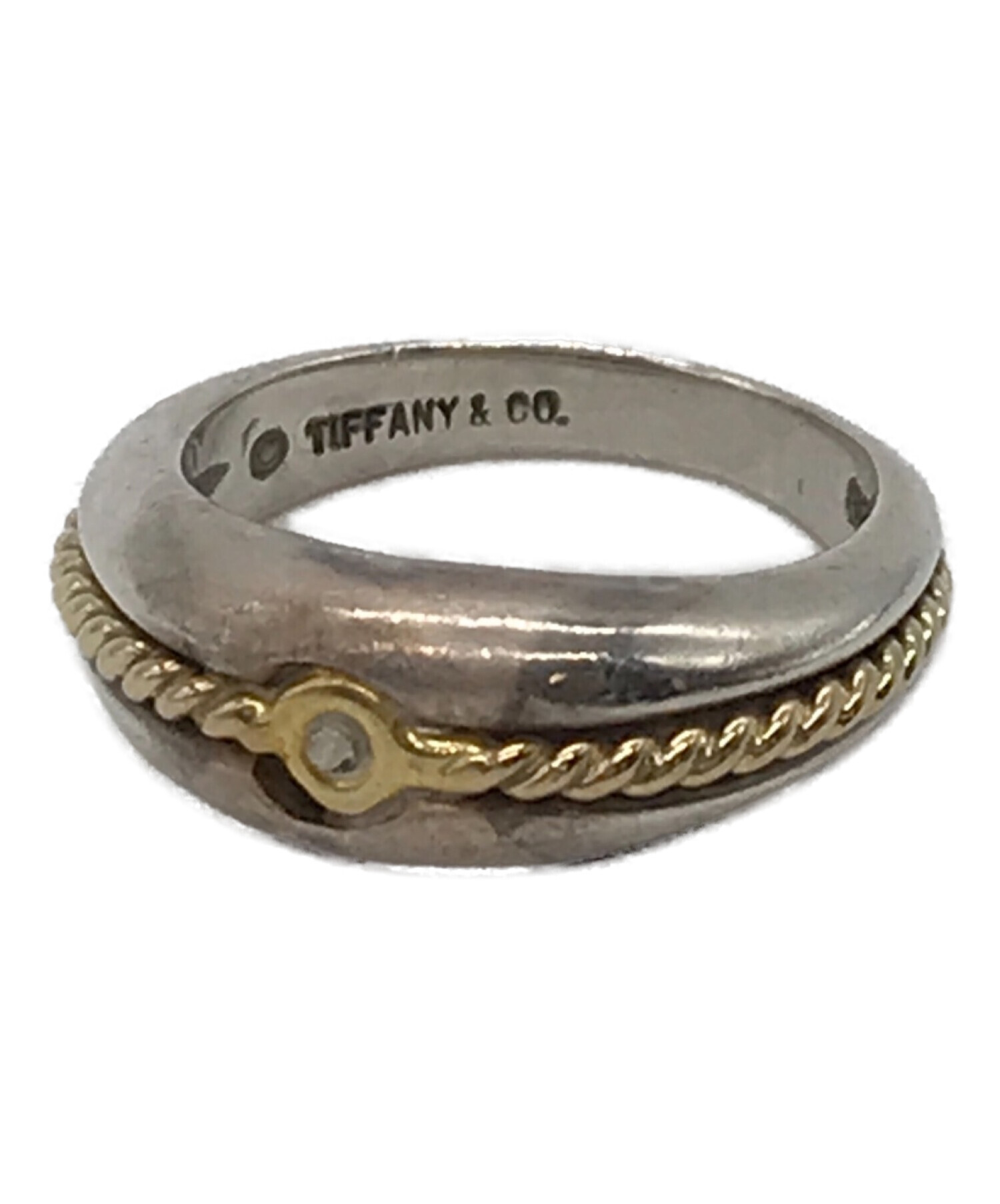 中古・古着通販】TIFFANY & Co. (ティファニー) K18コンビリング