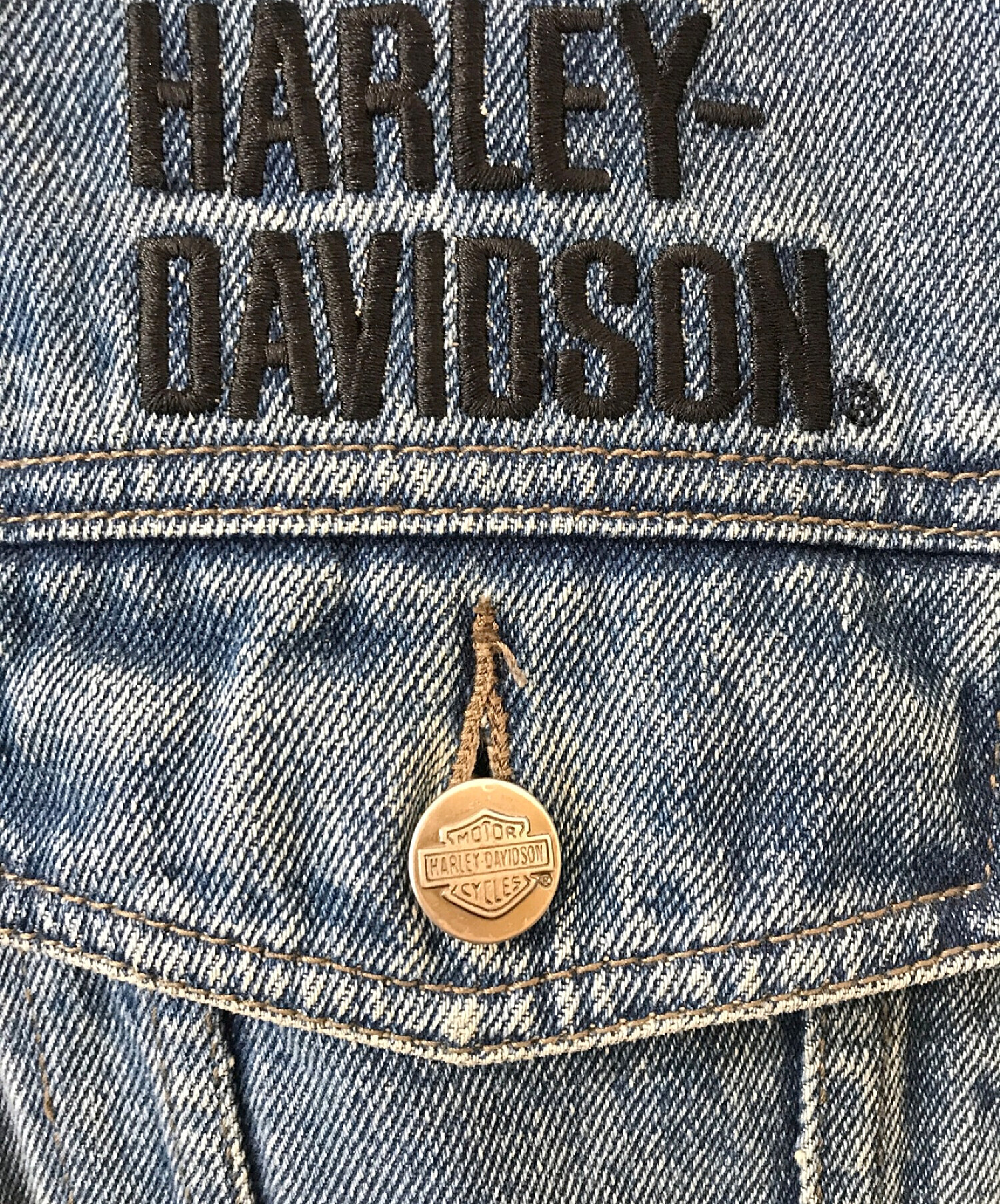 中古・古着通販】HARLEY-DAVIDSON (ハーレーダビッドソン) スカル刺繍