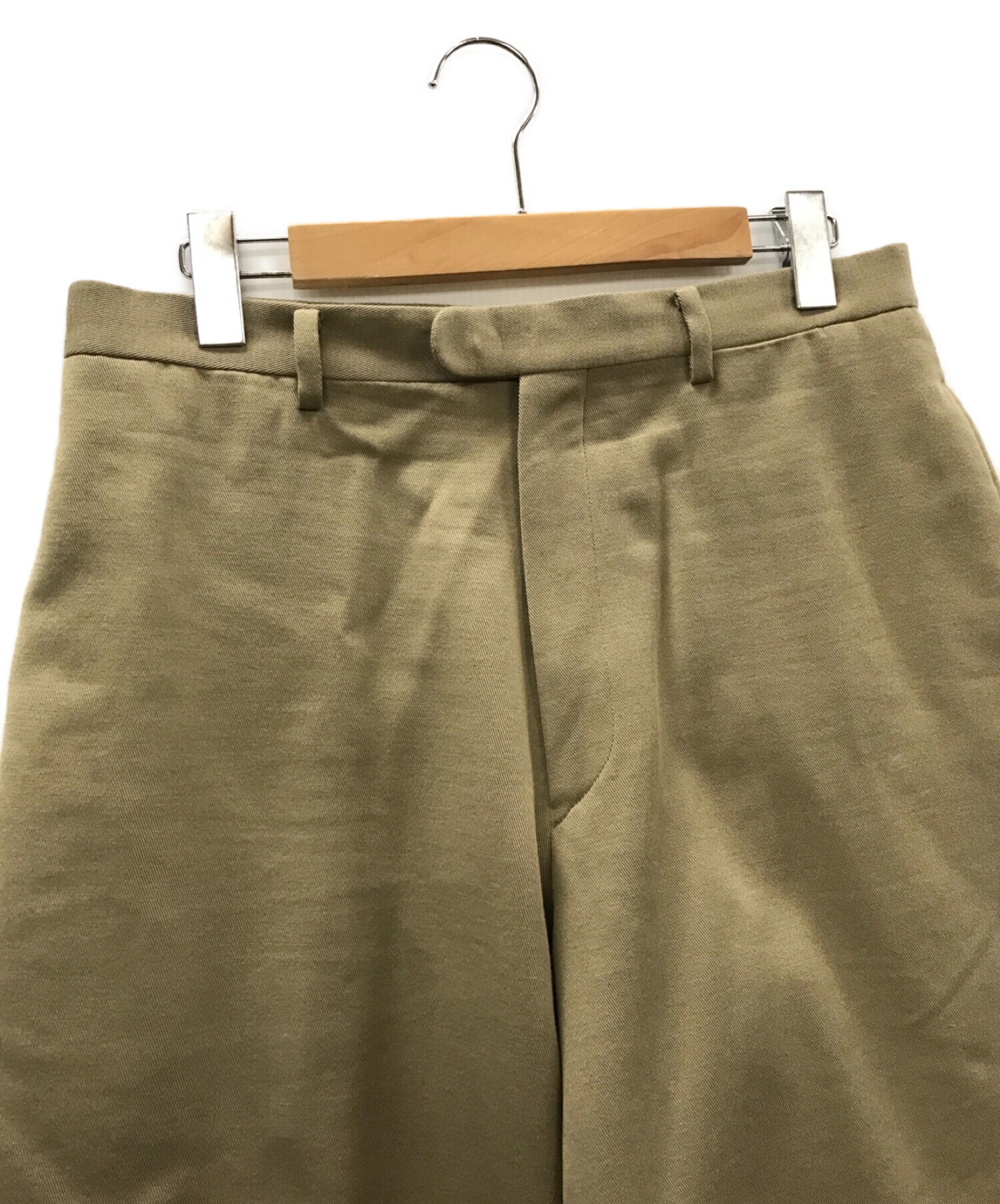 HERILL (ヘリル) CASHMERE CHINO PANTS　カシミヤチノパンツ ベージュ サイズ:2