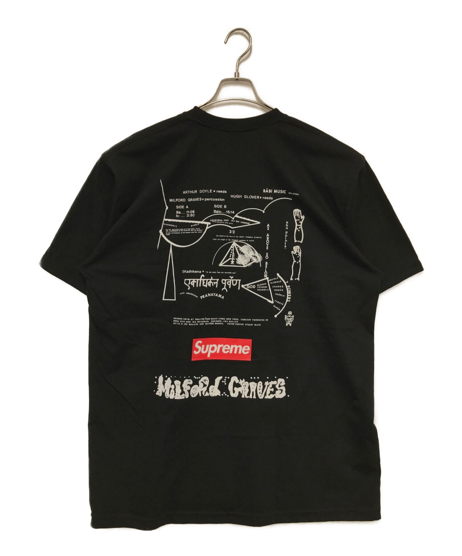 中古・古着通販】SUPREME (シュプリーム) Milford Graves Tee ブラック