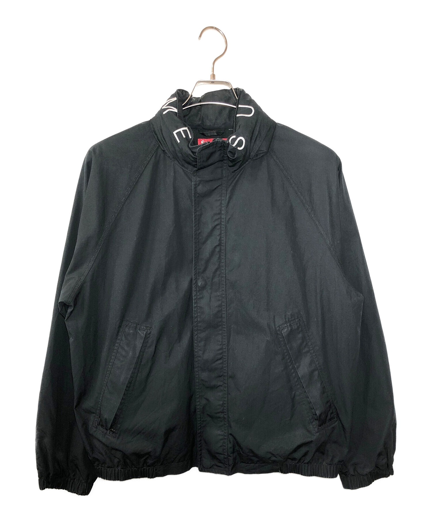 Supreme (シュプリーム) ラグラン コート ジップアップジャケット ブラック サイズ:M