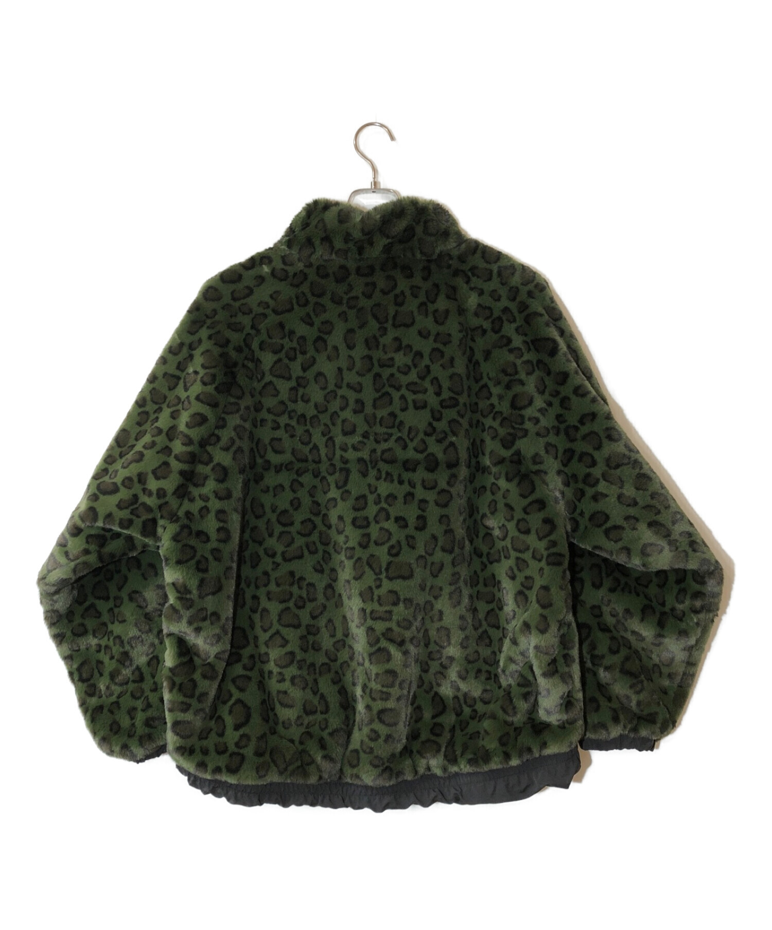 EXAMPLE (エグザンプル) LEOPARD FUR NYLON REVERSIBLE BLOUSON ブラック サイズ:XL 未使用品