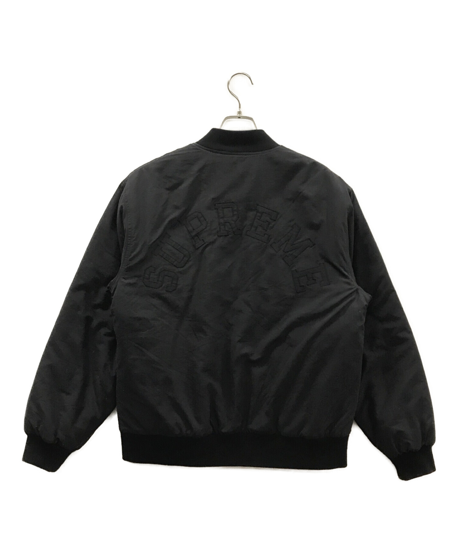 SUPREME×Champion (シュプリーム×チャンピオン) 17AW Color Blocked Jacket ブラック サイズ:S