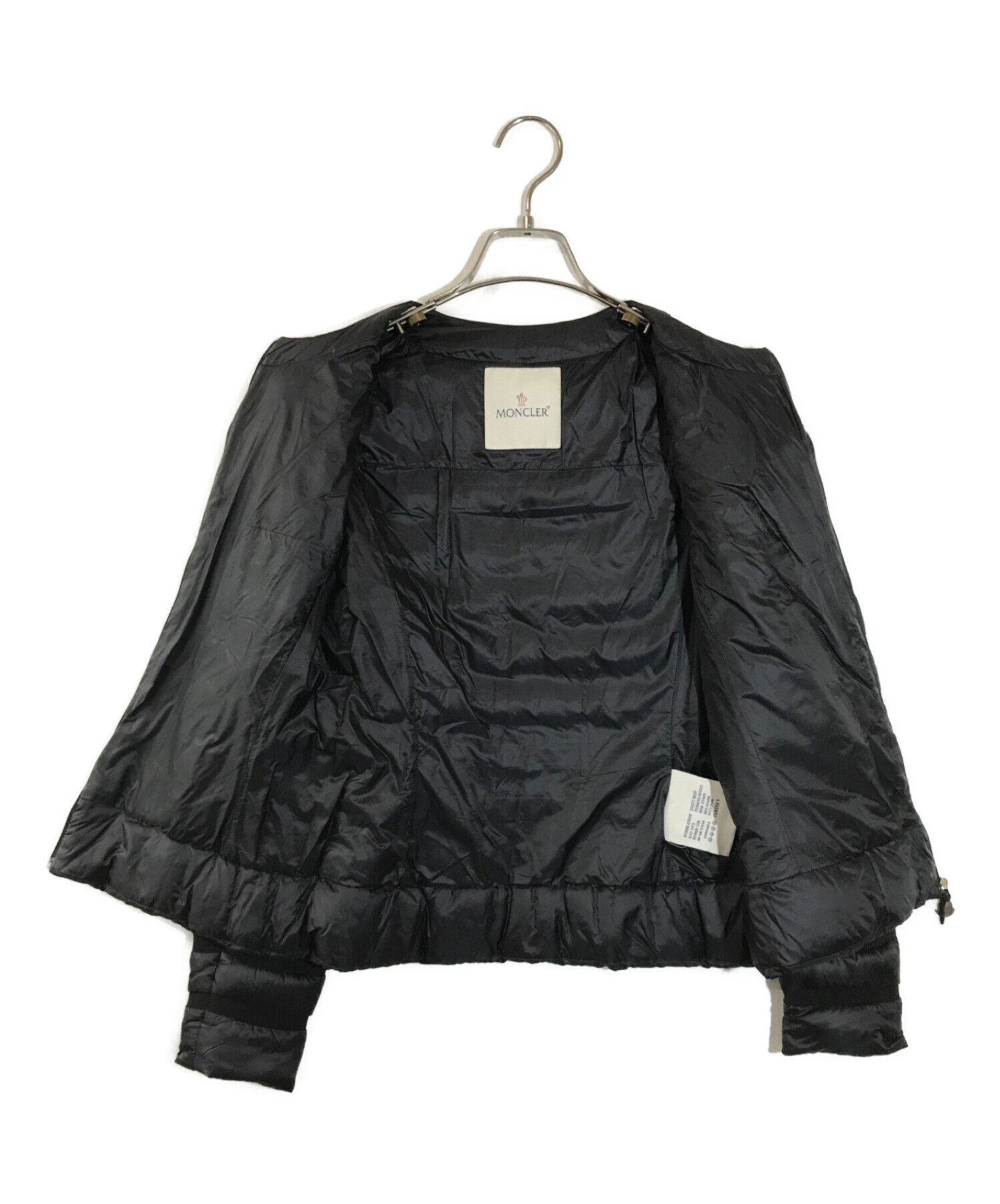 中古・古着通販】MONCLER (モンクレール) ノーカラージップアップ