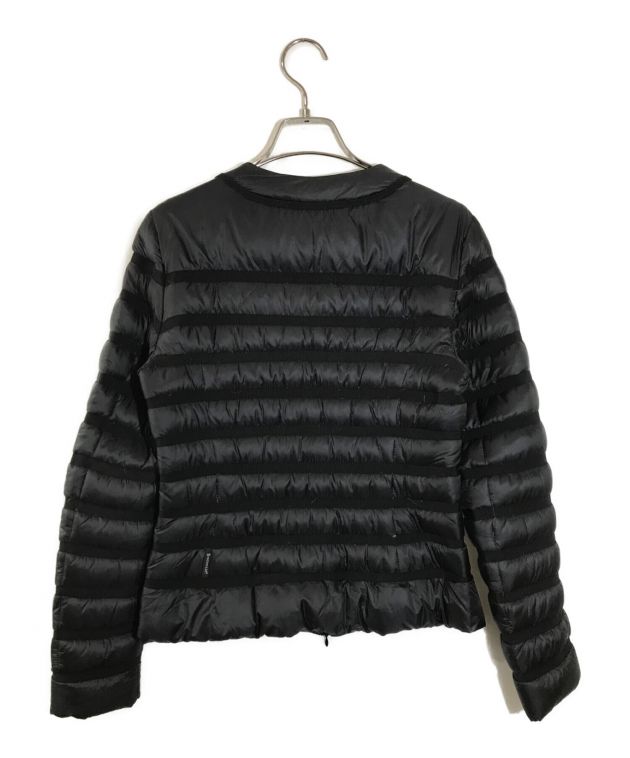 中古・古着通販】MONCLER (モンクレール) ノーカラージップアップダウンジャケット PELIA GIUBBOTTO ブラック｜ブランド・古着通販  トレファク公式【TREFAC FASHION】スマホサイト