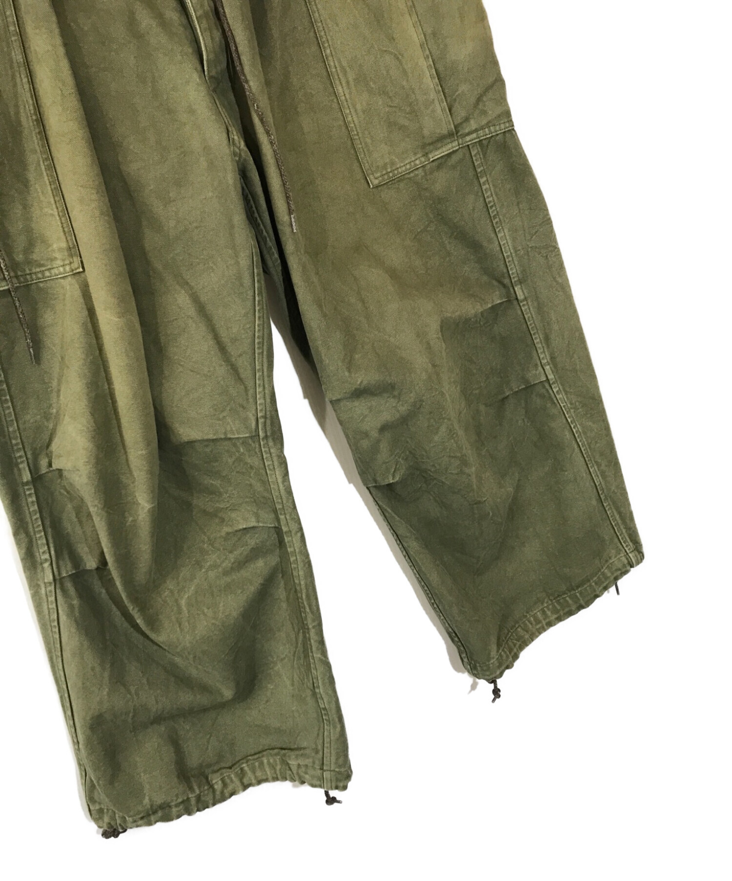 HERILL (ヘリル) DUCK CARGO PANTS　ヘリル ダック カーゴパンツ カーキ サイズ:2