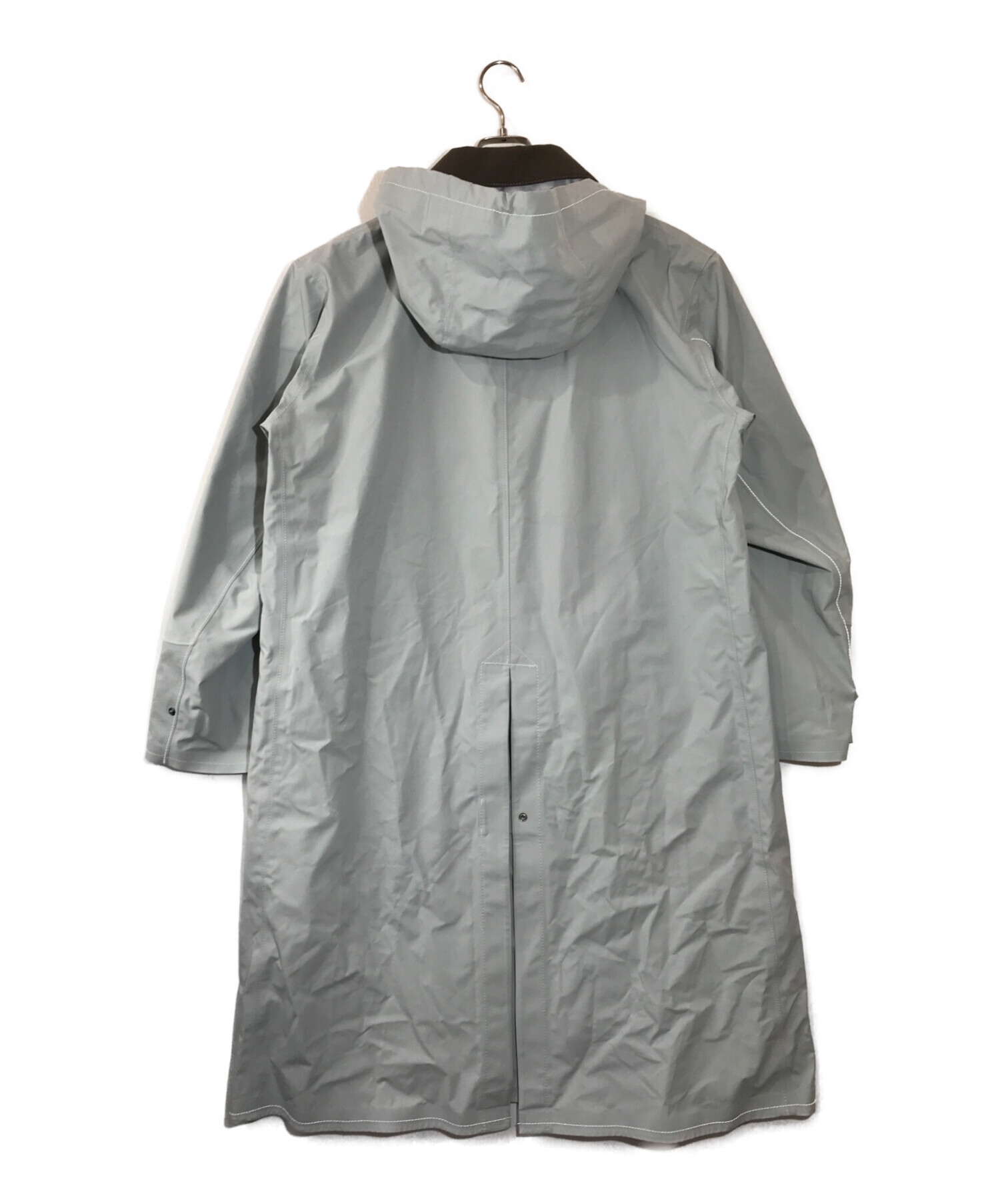 Barbour × and wander (バブアー×アンドワンダー) event rain coat　イベントレンコート グレー サイズ:4