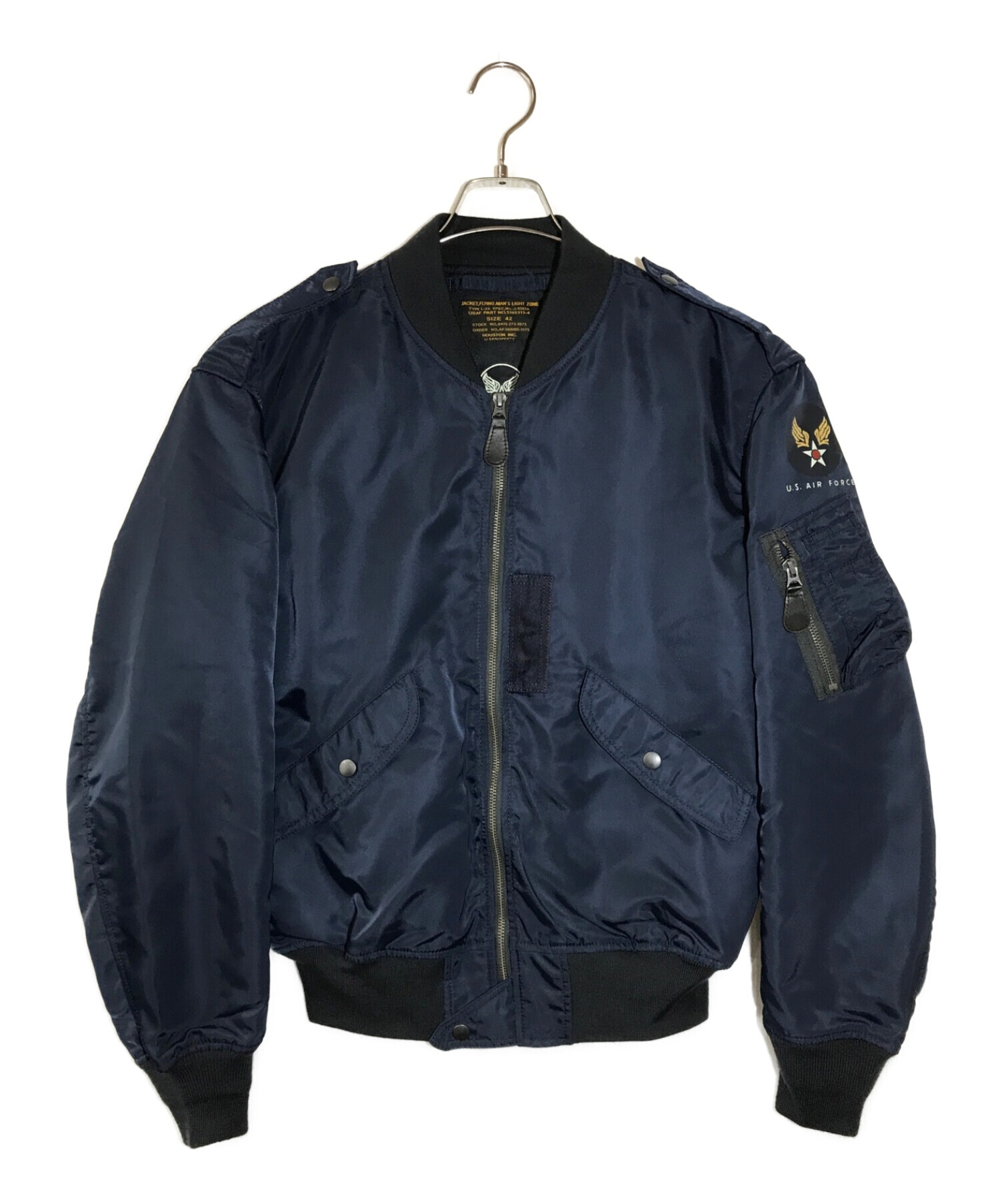 中古・古着通販】HOUSTON (ヒューストン) 5L-2AX L-2A FLIGHT JACKET L